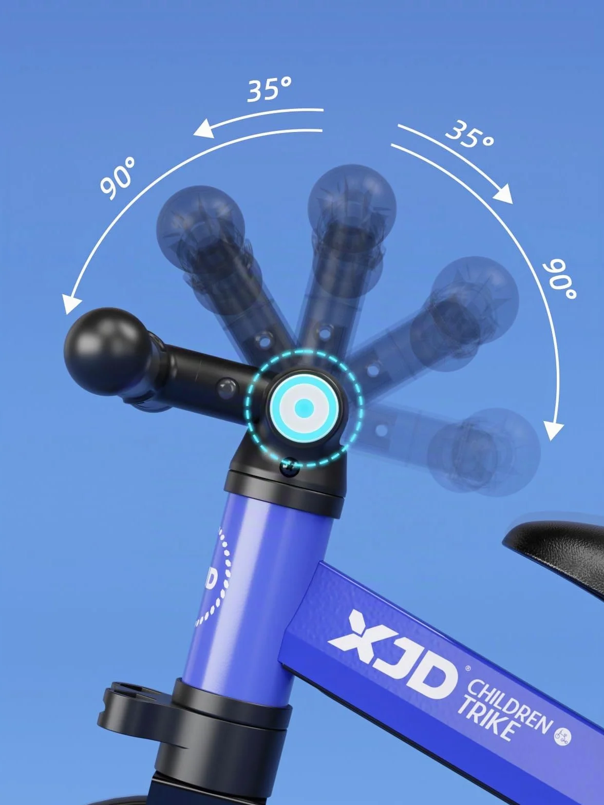 XJD 3 en 1 Triciclo Evolutivo de Bebé para Niños de 1-3 años, Triciclo a Bicicleta bebé con o sin Pedales, Bicicleta Niño con Asiento y Manillar Ajustables, Adaptable y Transformable, Marrón