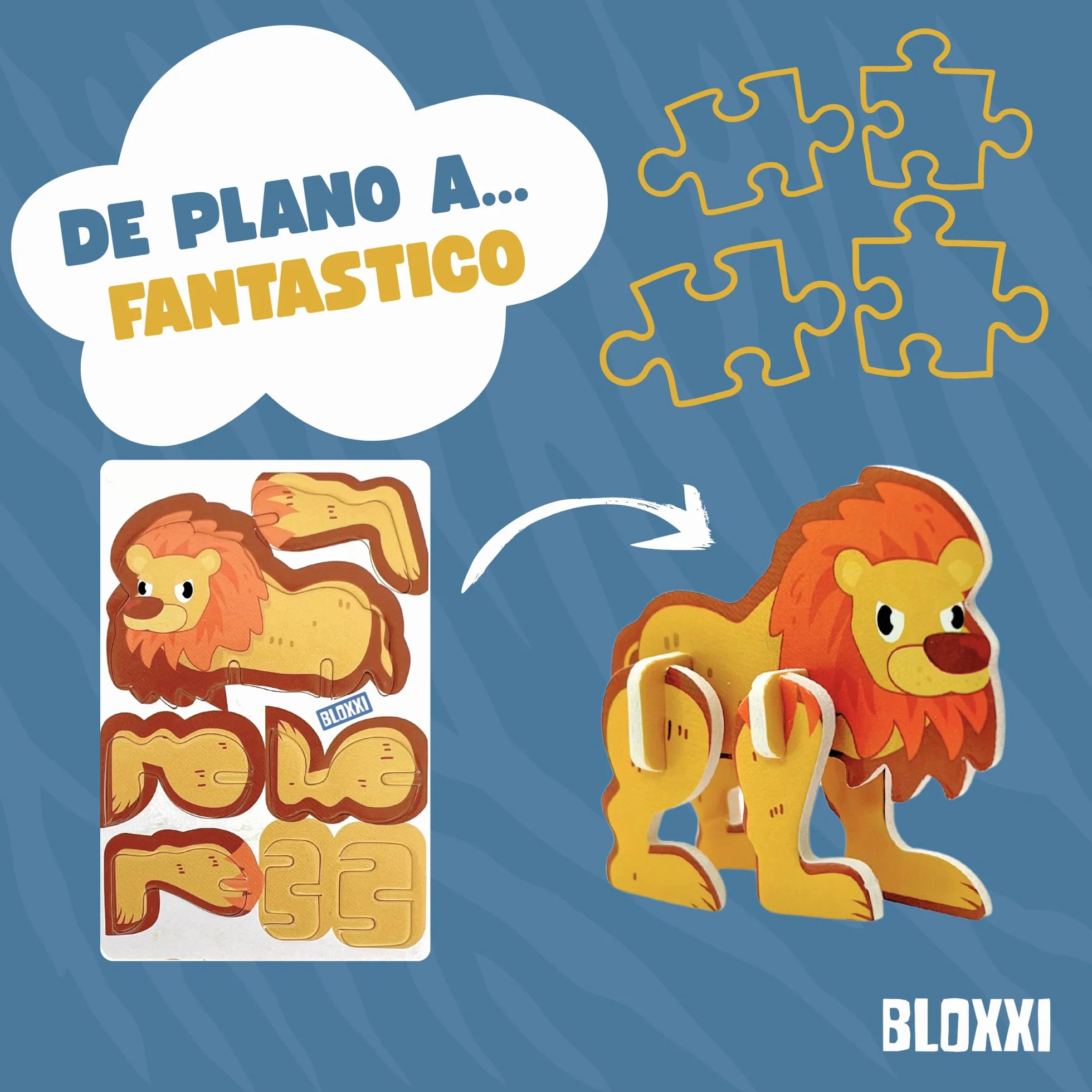 Puzzles 3D para Niños Set 25 Animales Actividad Educativa Creativa Regalos Fiestas Cumpleaños