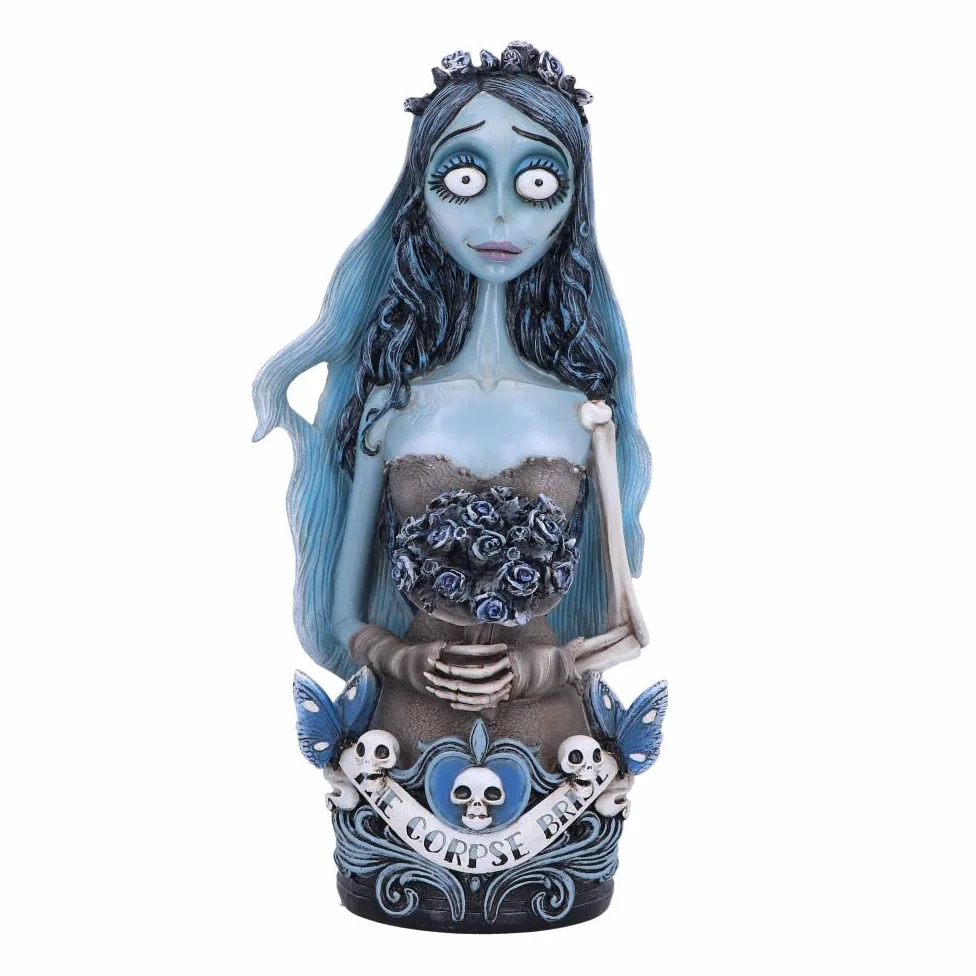 Nemesis Now Busto Emily de Novia cadáver con Licencia Oficial, Azul, 29,3 cm