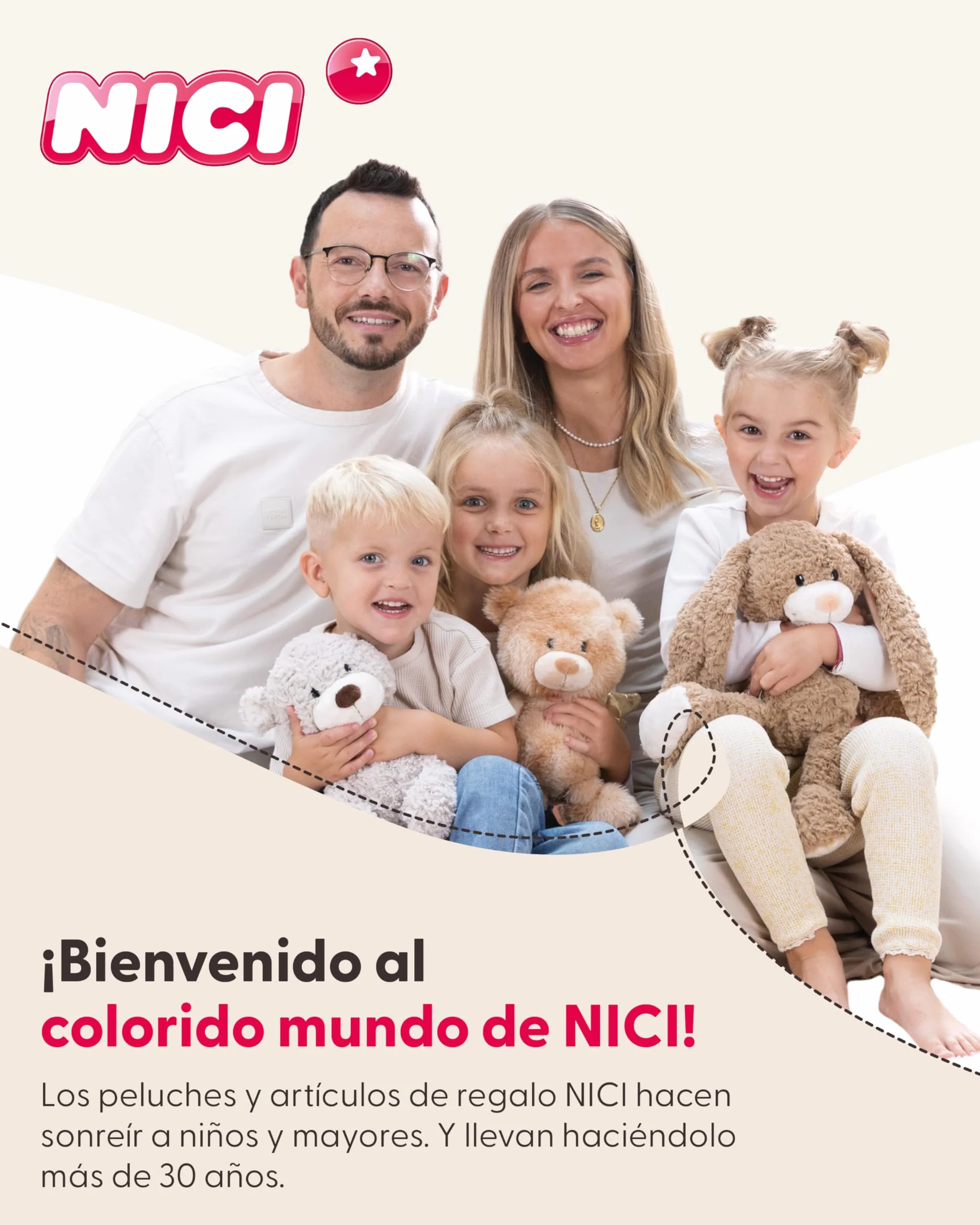 NICI Peluche caracal 12 cm durmiendo en una cestita, marrón, Peluches Decorativos, Juegos para niños, Ideas para Regalar - 62874