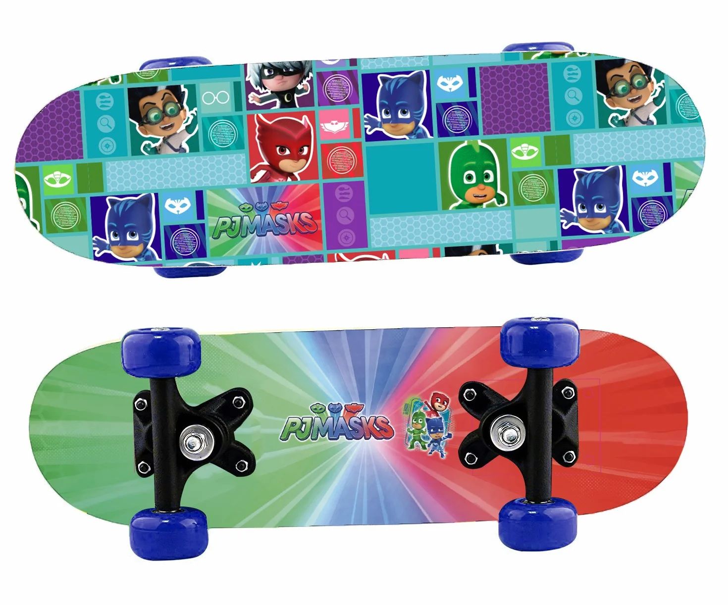 Joy Toy – PJ Masks – Monopatín de Madera 43 x 12 x 8 cm – 52113