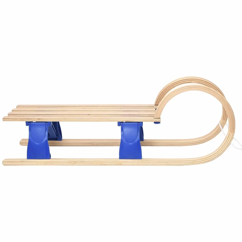Genérico Trineo Plegable de Madera contrachapada 110 cm,Deportes,Actividades al Aire Libre,Actividades y Deportes de Invierno,Trineos-93699