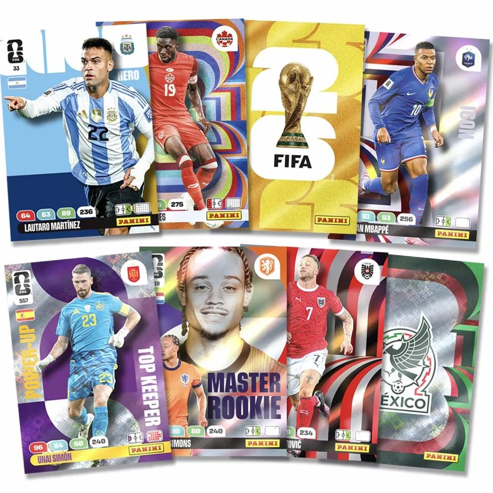 Panini FIFA World Cup 2026 Megapack Adrenalyn XL con Archivador Oficial, Tablero y Sobres