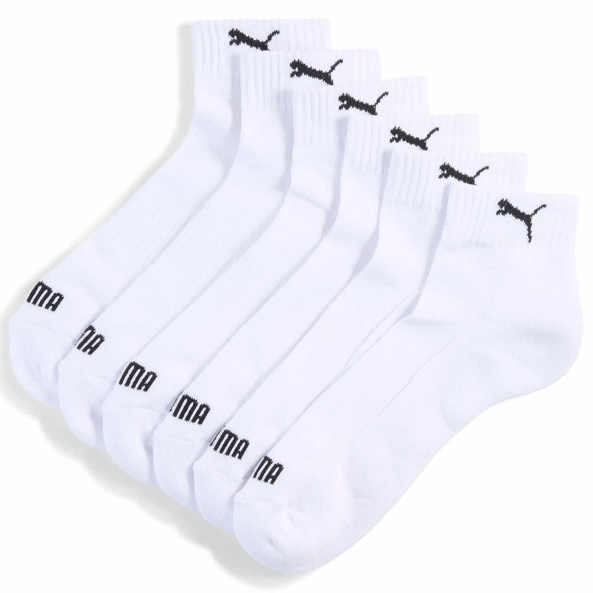 PUMA Cushioned Quarter Calcetín Unisex adulto Pack de 3