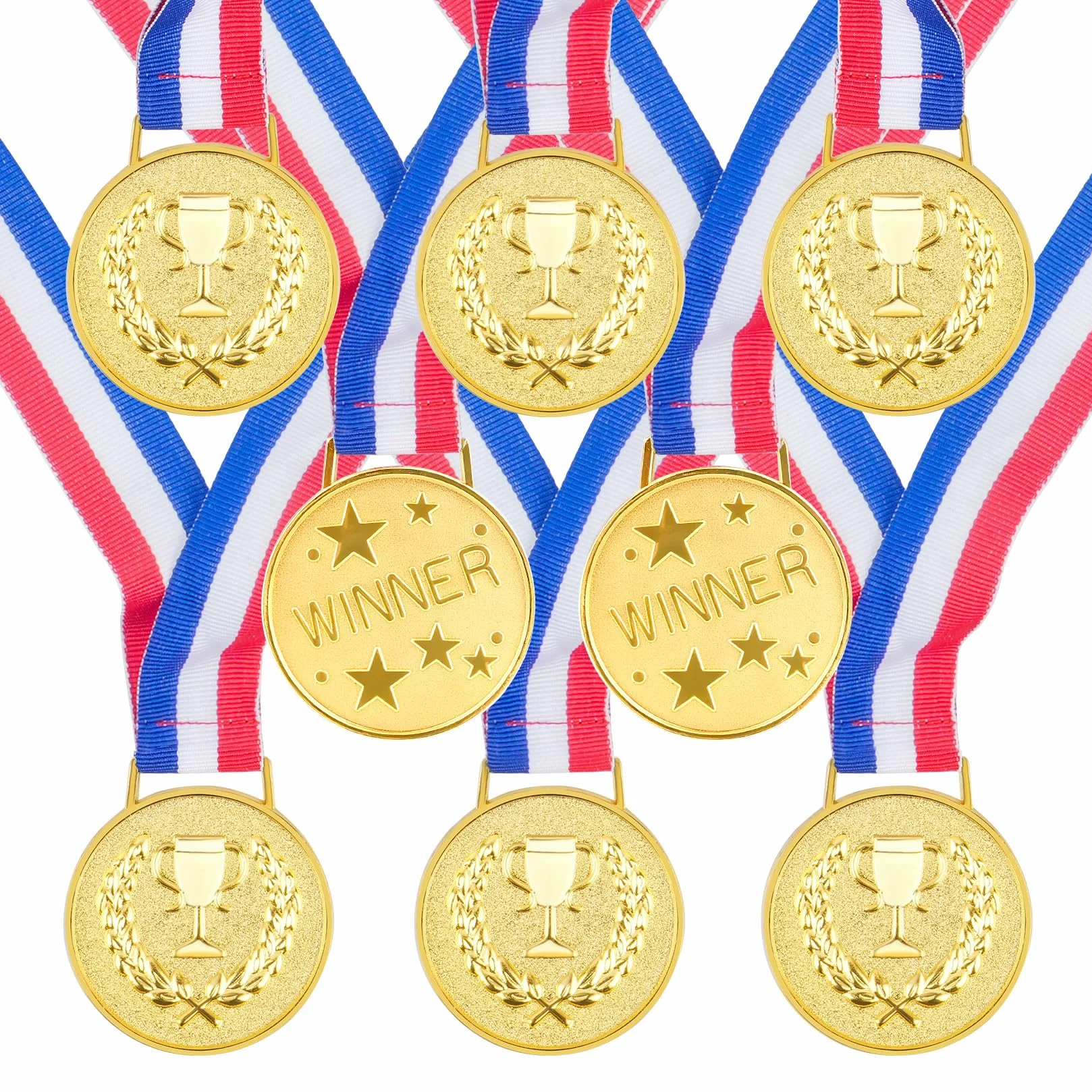 Medallas Niños Competición, Medallas Cumpleaños Infantiles, Medallas Ganador Oro Premios Deportes Escuela Fiestas