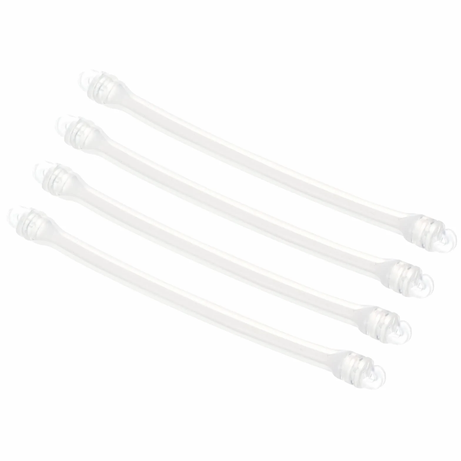 PATIKIL Tenis Amortiguador 4 Paquete Silicona Vibraciones Impacto Absorción Raqueta Cuerda Amortiguación Blanco