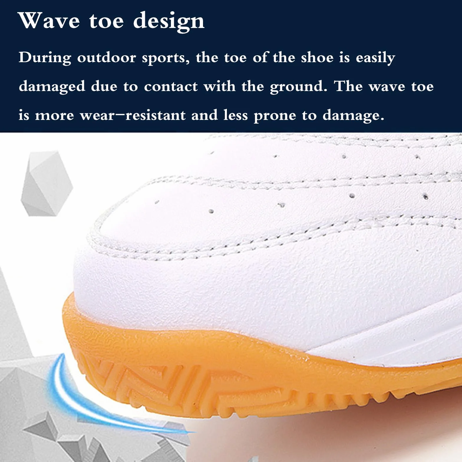 Zapatillas Ligeras de Bádminton y Tenis de Mesa Hombre Antideslizantes Transpirables