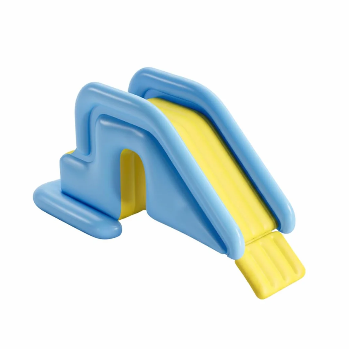 Tobogán Inflable para Piscina, tobogán acuático Inflable, fácil Almacenamiento para Uso y Patio Interior, Azul Claro, con Bomba de pie