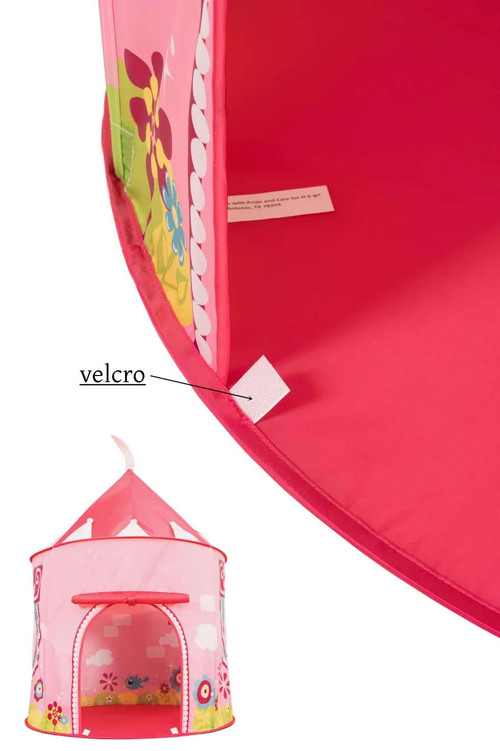 Plegable para niños, Carpa de Juegos para niños, Tienda de bebé para Interior y Exterior, casa de Juegos de yurtas para Guardar Juguetes, con Bolsa de Transporte (Jardín Rosa)