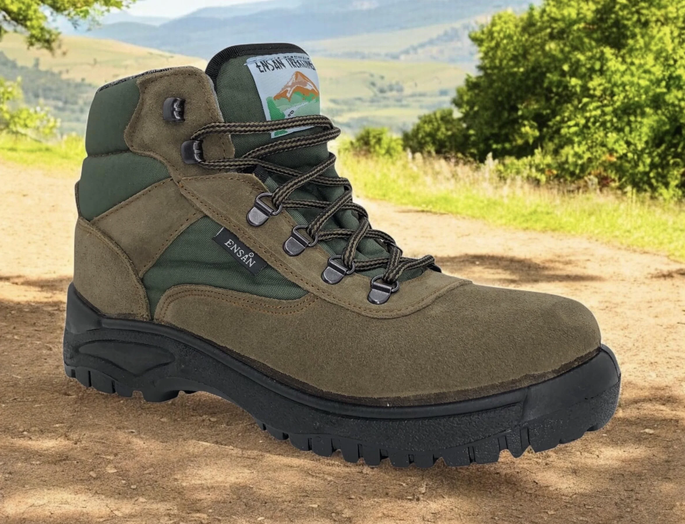 Botas de Montaña Senderismo Trekking Serraje Unisex Agarre 100% Fabricado en España J. Ruiz calzados JR
