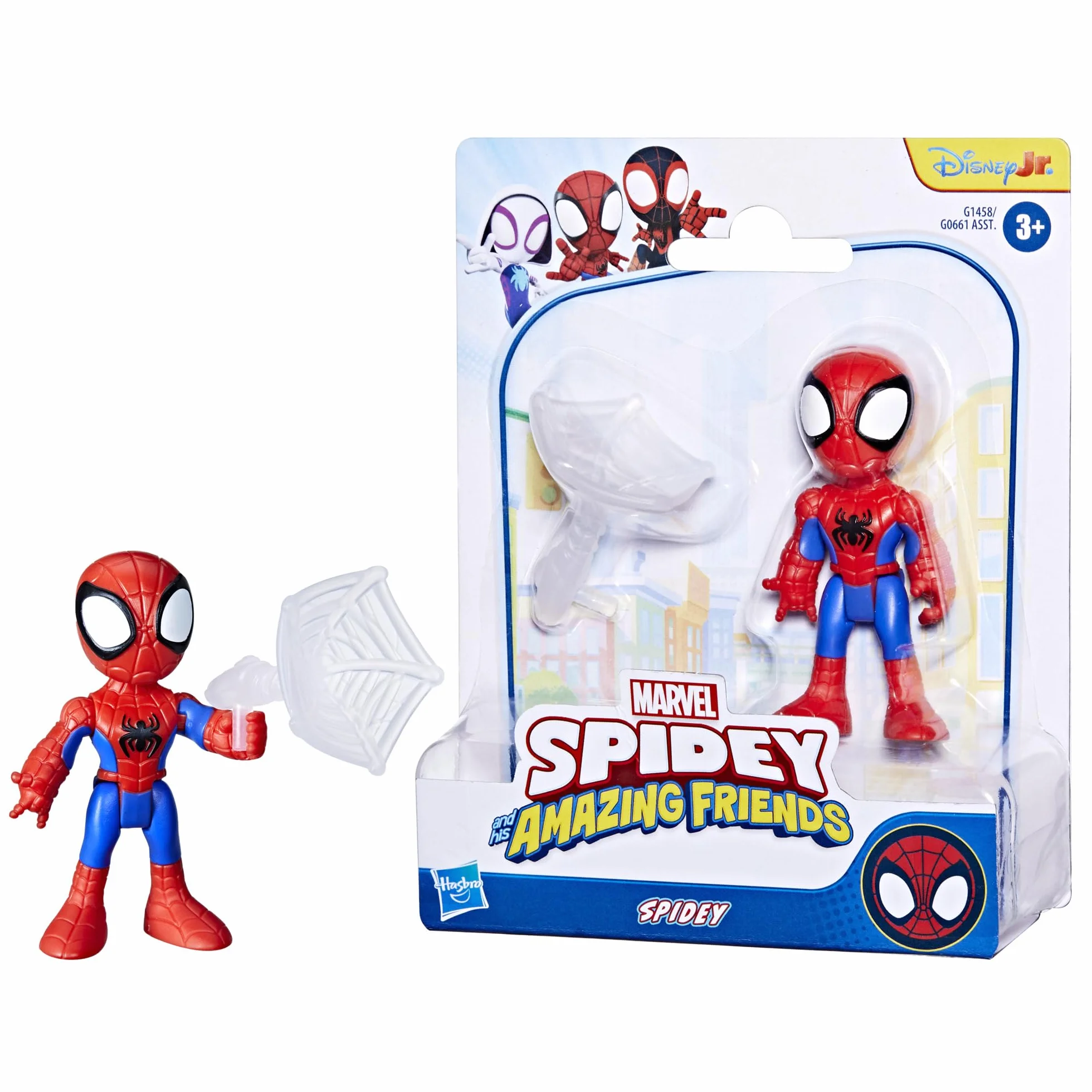Marvel Spidey and His Amazing Friends, Juguete Spidey con Accesorio