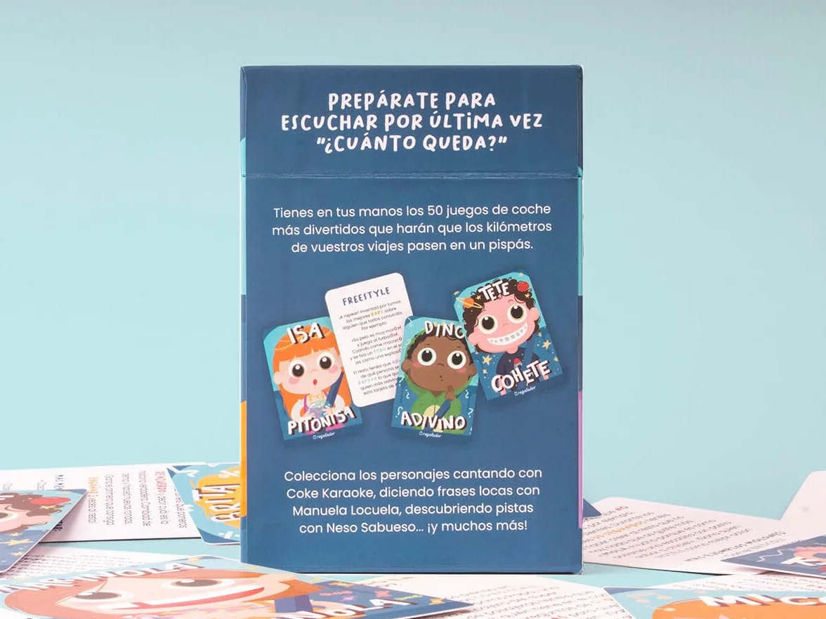 Gra karciana ¿CUÁNTO Queda? dla dzieci 10 lat 2 graczy Hellofun