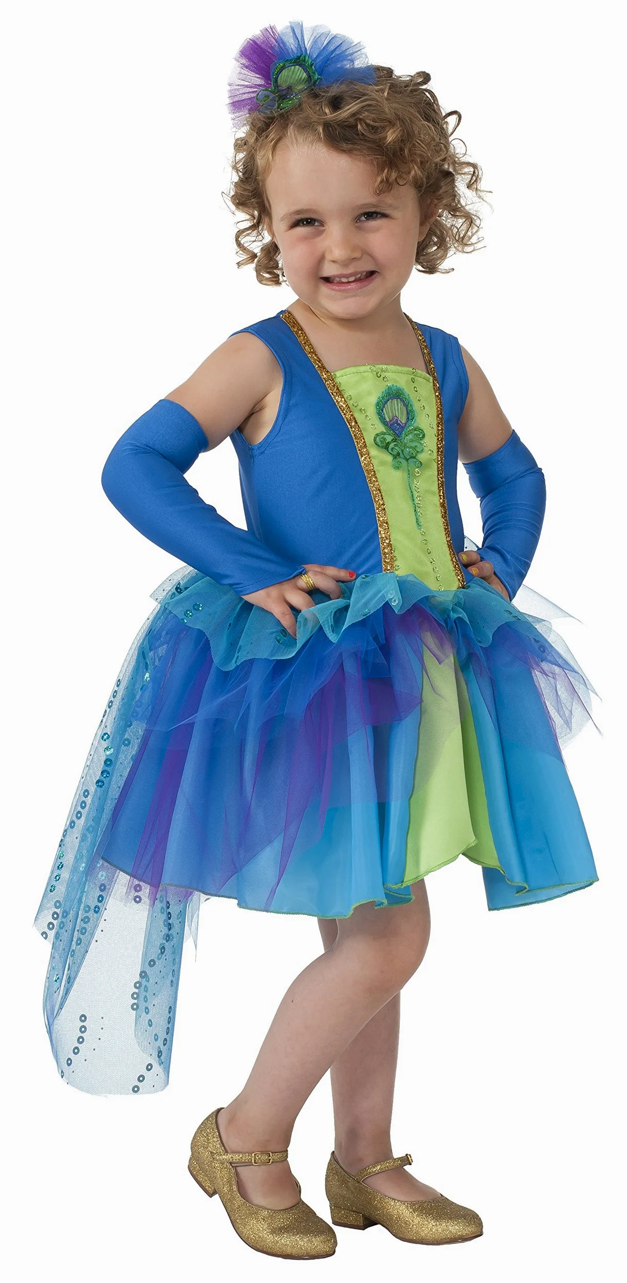 Rubie's - Disfraz infantil de pavo real