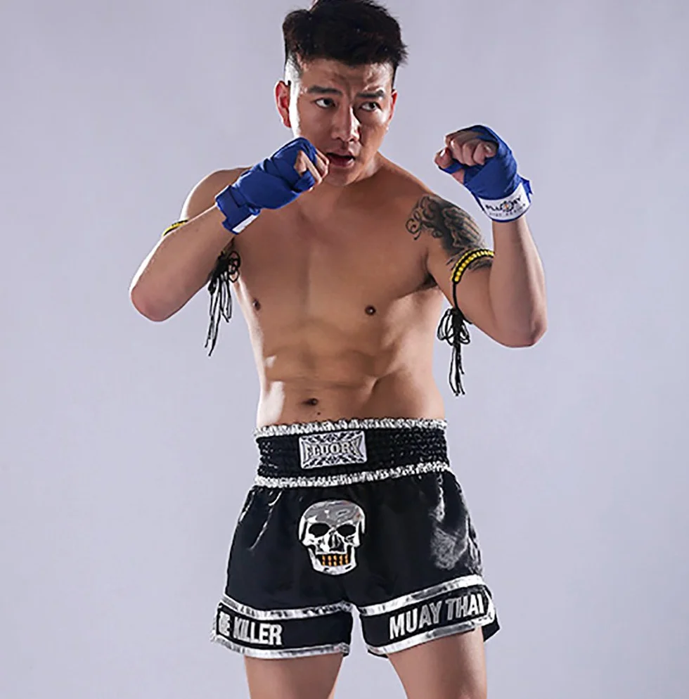 FLUORY Muay Thai Shorts MMA Fight Shorts Grappling Kickboxing
