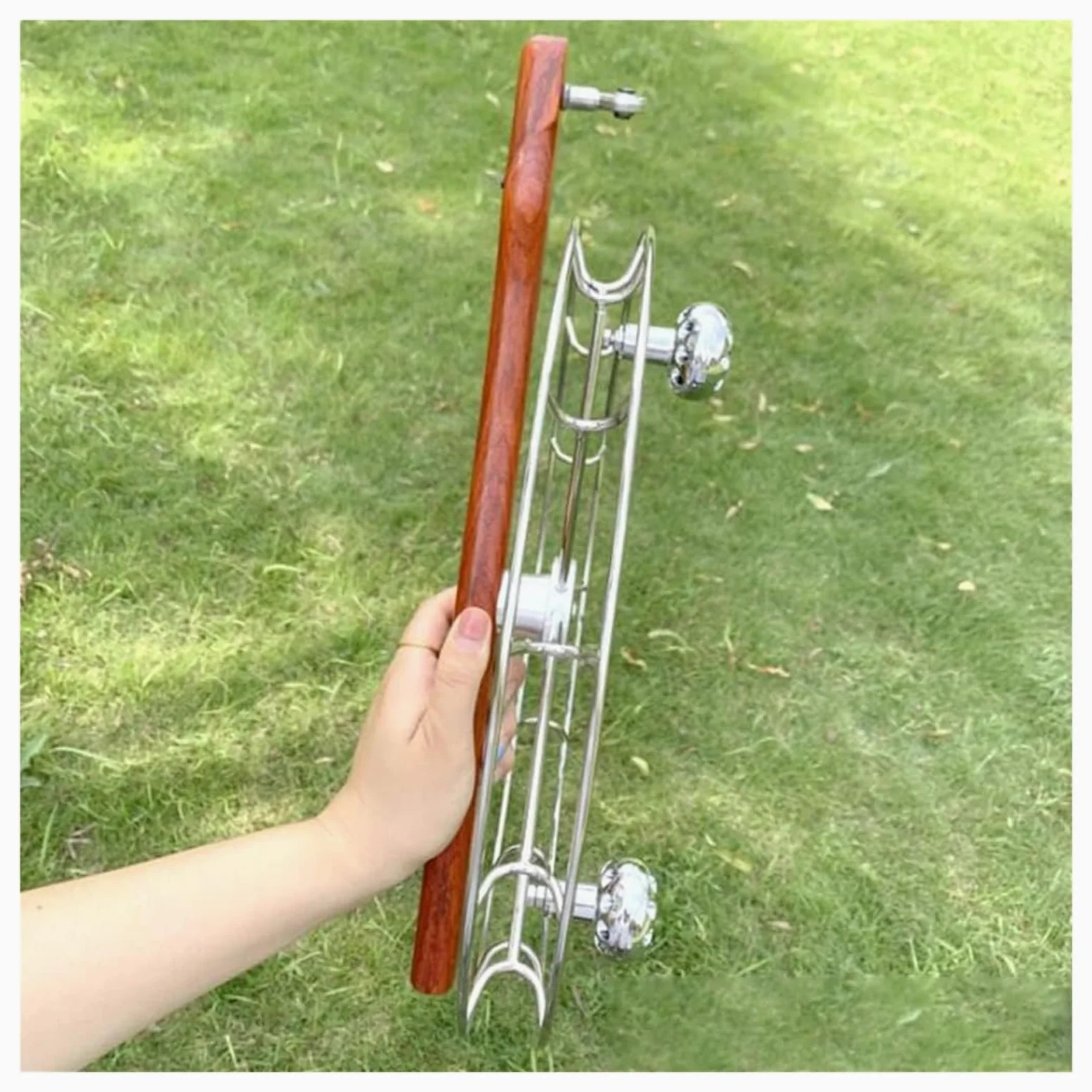 Ruleta de Kite, Silenciador de Acero Inoxidable con rodamientos Grandes, enrollador de Carrete bloqueable con Rueda Eagle, Accesorios for Volar Cometas for niños y Adultos(36cm/14.1")