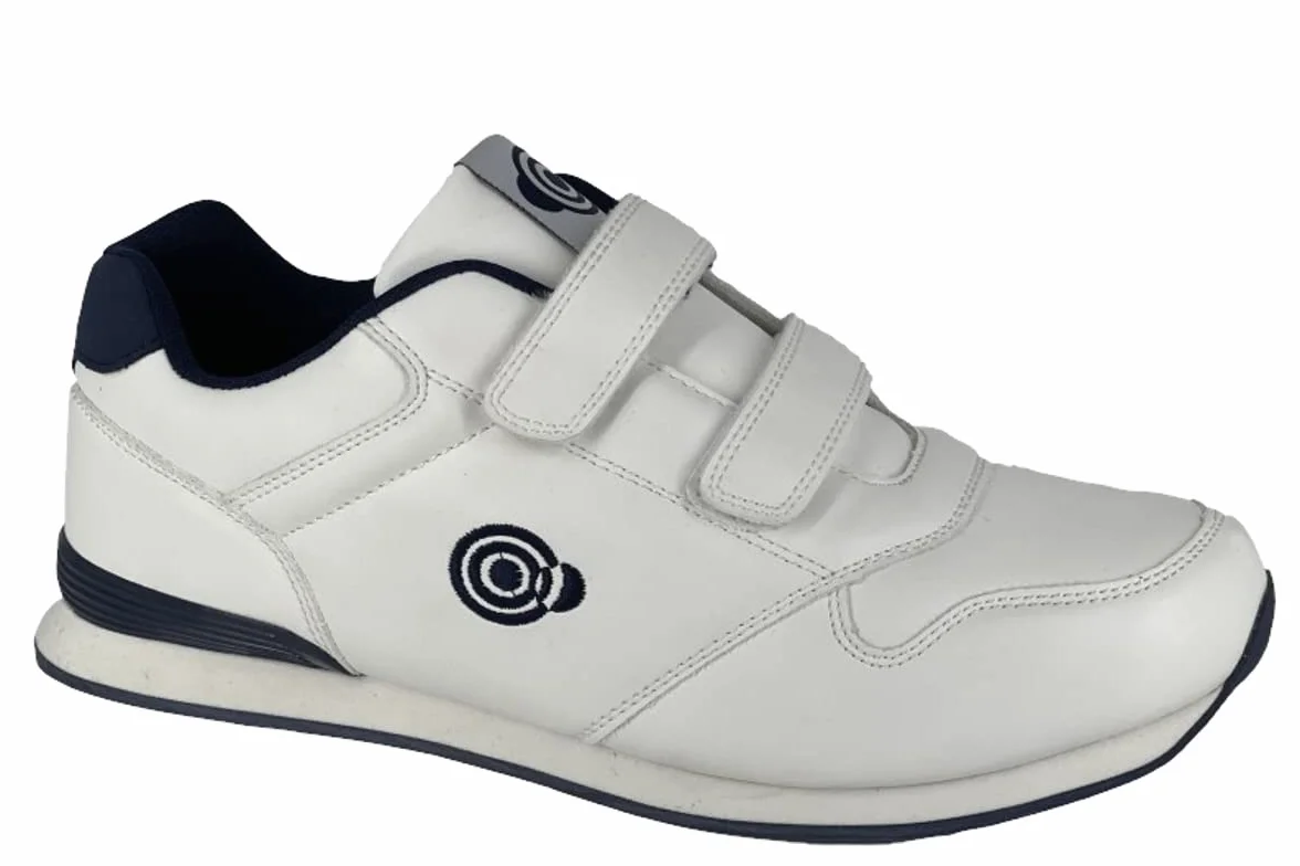 Dek Axis Trainer Zapatos de bolos para hombre cierre táctil blanco azul marino 42 1/3 EU