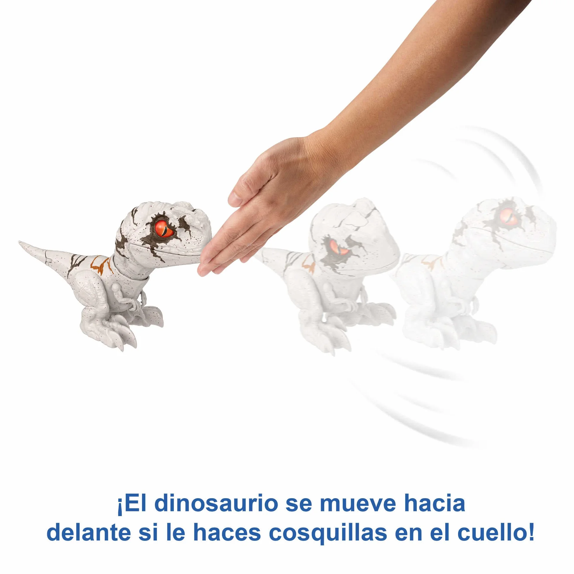 Mattel Jurassic World Uncaged Rowdy Roars Figura de Acción Dinosaurio Fantasma con Sonidos, Juguete +4 años
