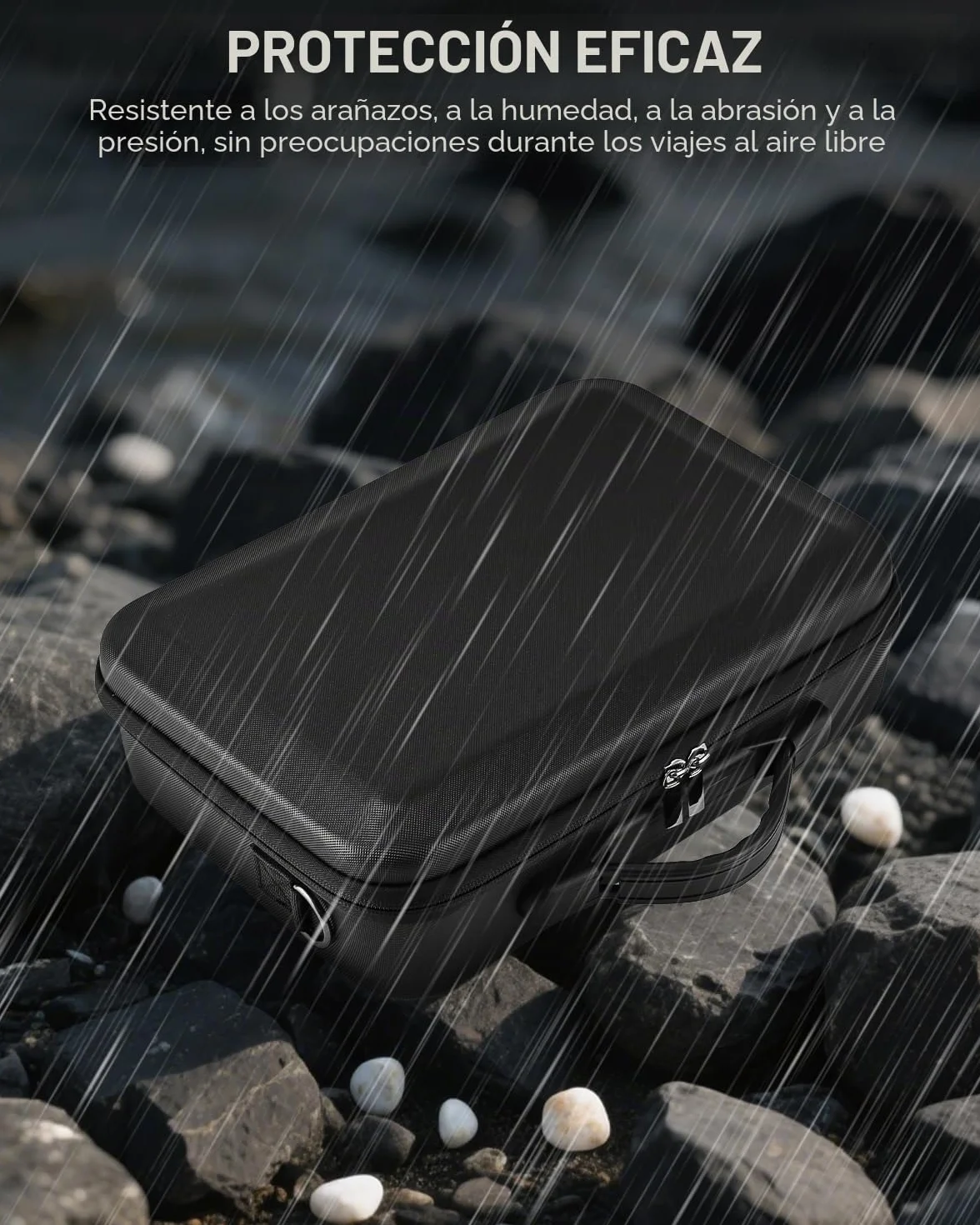 Estuche rígido protectora para DJI Neo Drone, Controlador y Accesorios, Negro