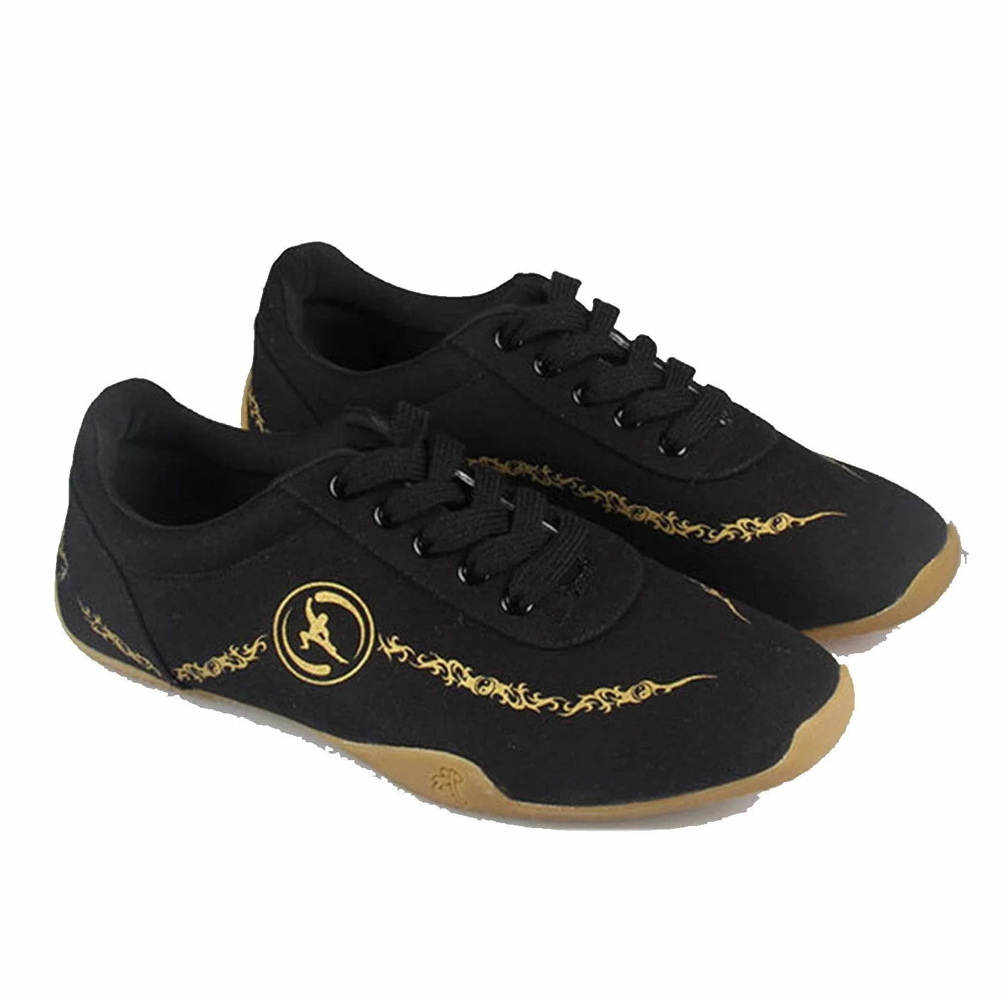 Lona Artes Marciales Zapatillas para Hombres, Respirable Kung Fu Tai-Chi Zapatos Antideslizantes