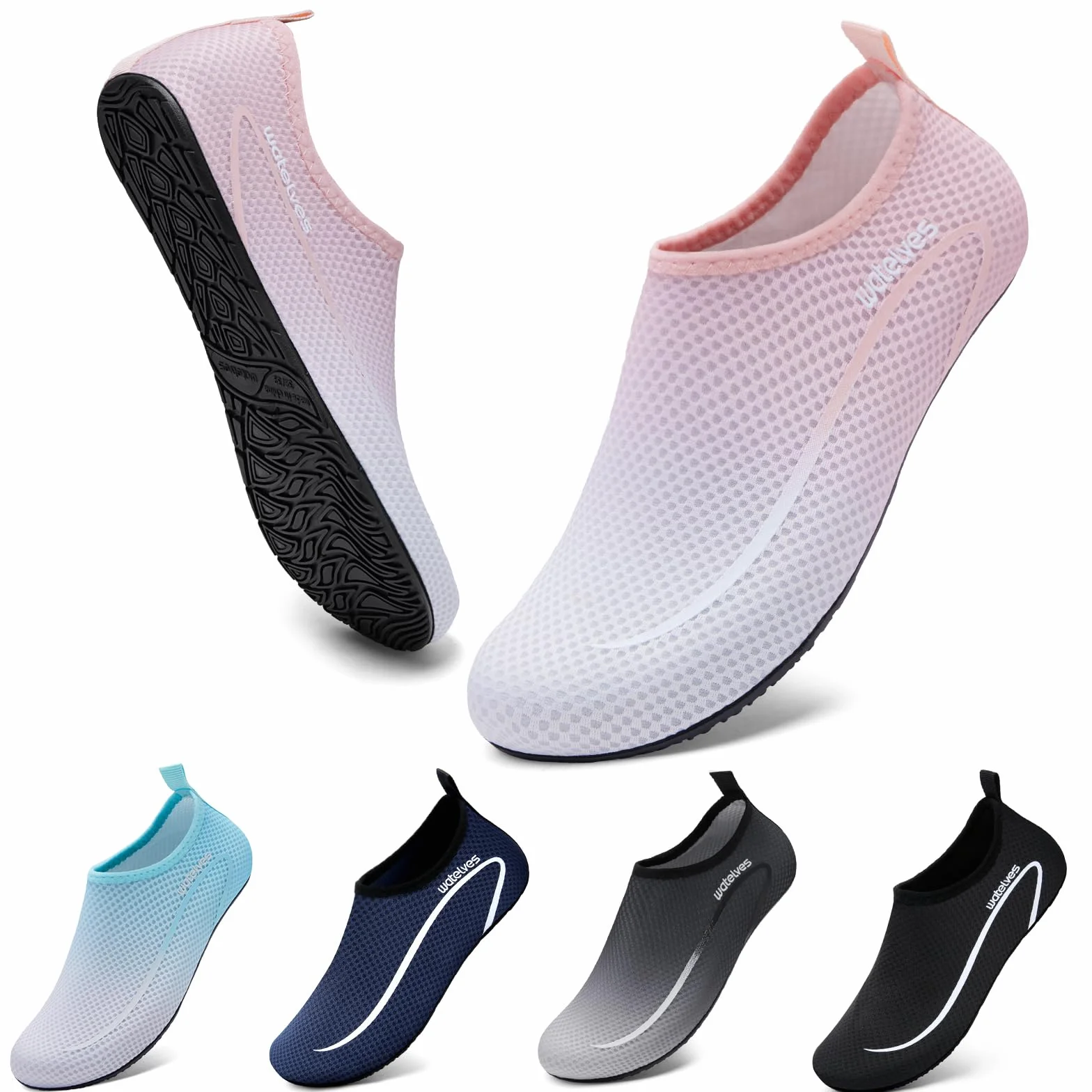WateLves Zapatos Acuáticos Antideslizantes Snorkel Surf Descalzos Piscina Playa Agua
