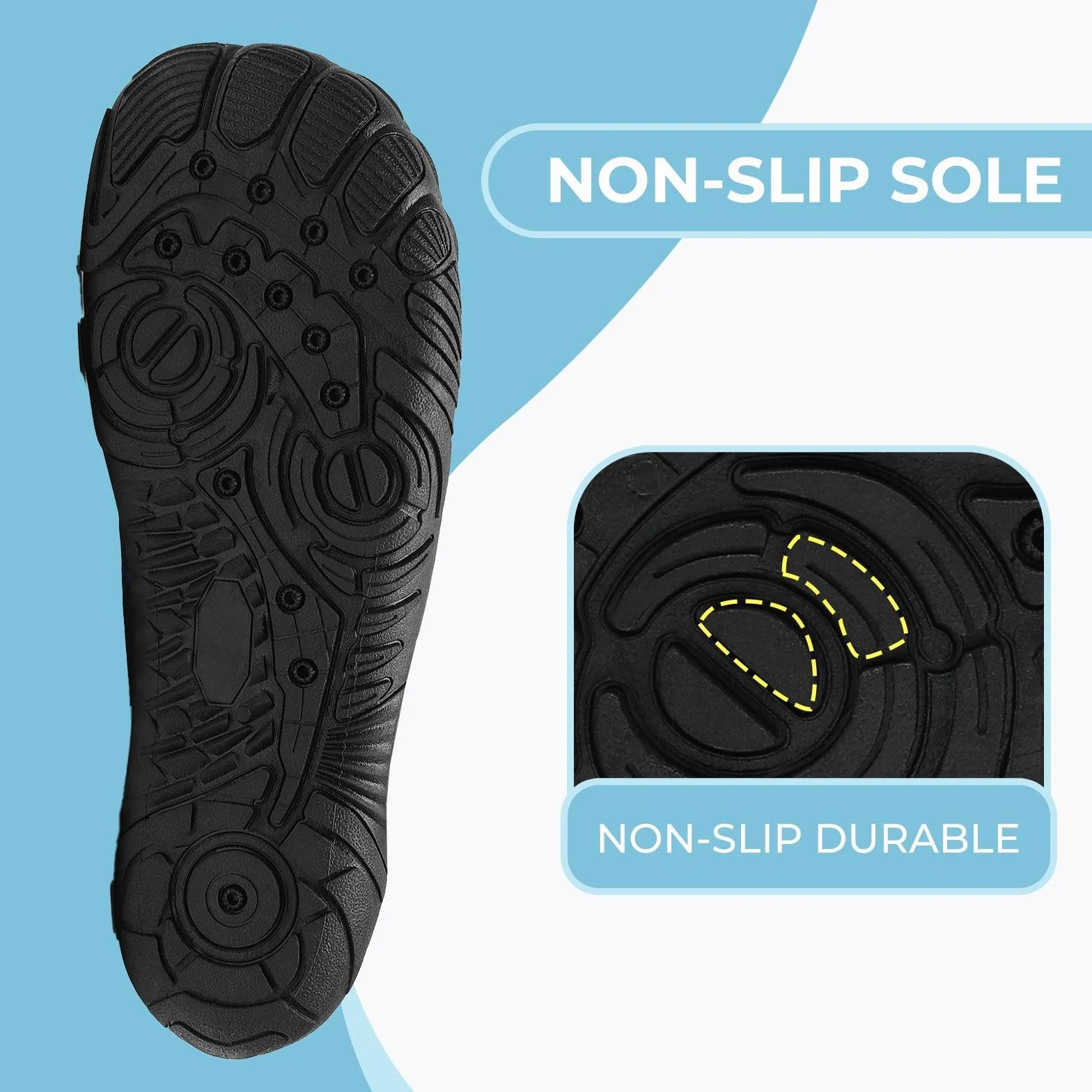 Mishansha Zapatos de Acuáticos Hombre Mujer Zapatillas de Surf Playa Verano Ligeras 36-46EU