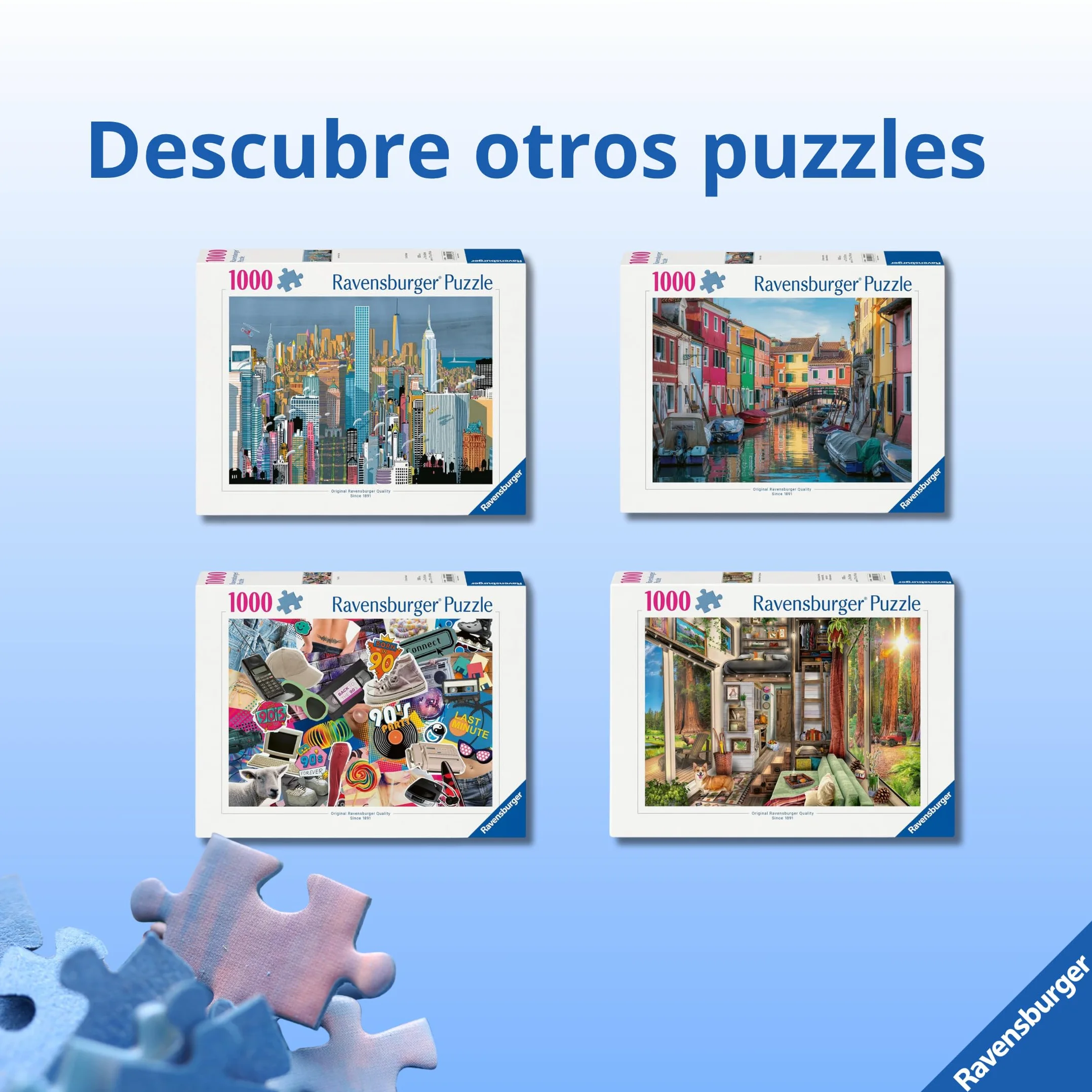 Ravensburger - Puzzle 1000 Piezas Todos Estan Locos Aquí | Puzzle Adultos | Rompecabezas Adultos | para Toda La Familia | 70x50 Cm | Regalo Adulto