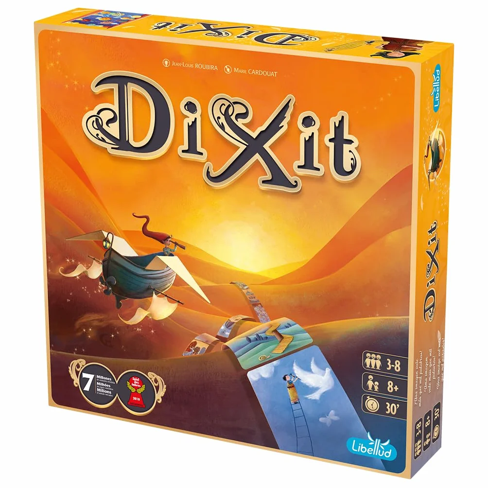 Asmodee Dixit, Una Imagen Vale más Que mil Palabras, Juego de Imaginación y Creatividad Ganador de Varios Premios, A Partir de 8 Años, De 3 a 8 Jugadores, 30 Minutos por Partida, Español