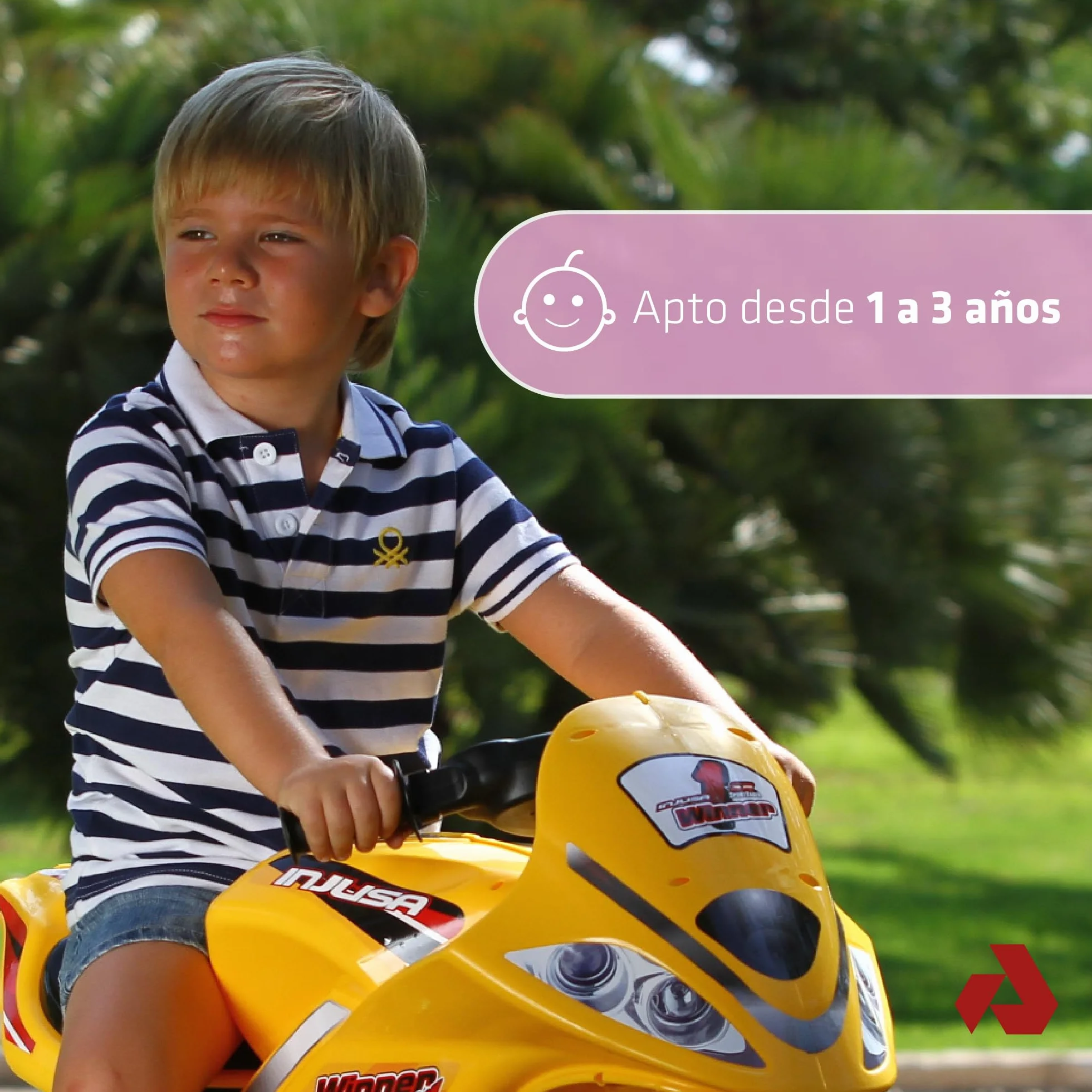 Triciclo Bebe 1 Año 2 Años 3 Años Trico MAX Minnie Mouse - Triciclo Infantil para Niños y Niñas - Triciclo Ligero con Pedales + Cesta Delantera y Trasera Portaobjetos - INJUSA