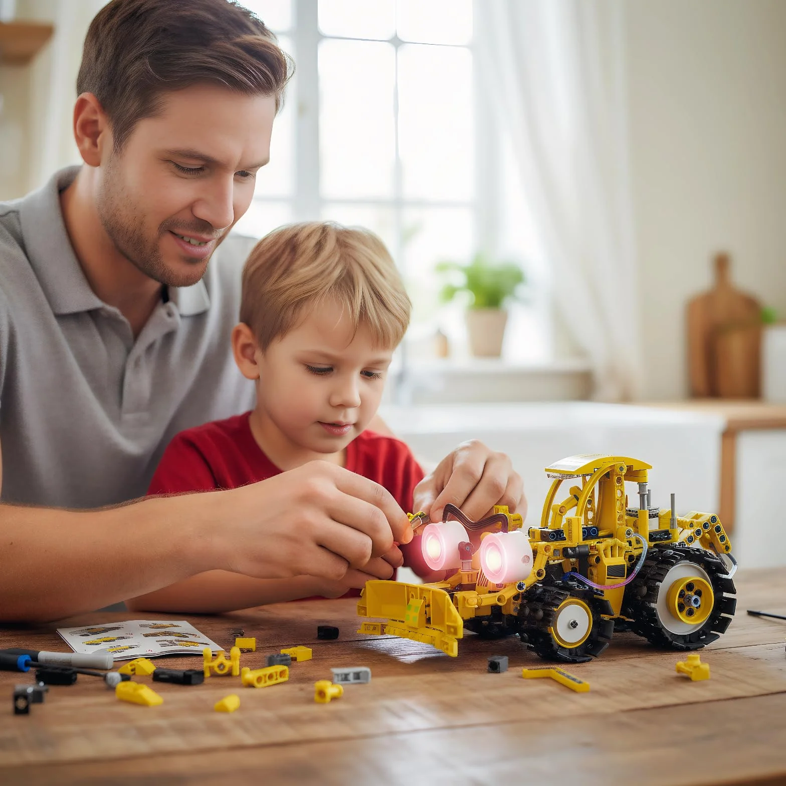 Robot Niños 5-en-1 673 Piezas Servomotor LED – App RC Batería Recargable | Kit Robótica Stem Regalo Niño 8-14 Años Combate Robot Teledirigido