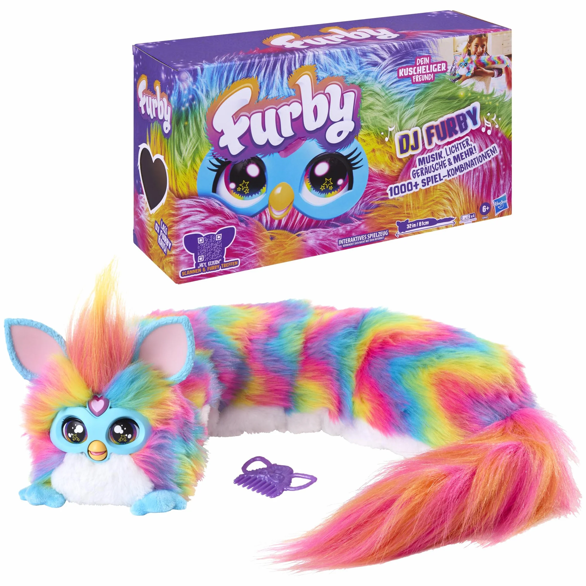 Furby DJ Furby - Juguete Interactivo Arco Iris