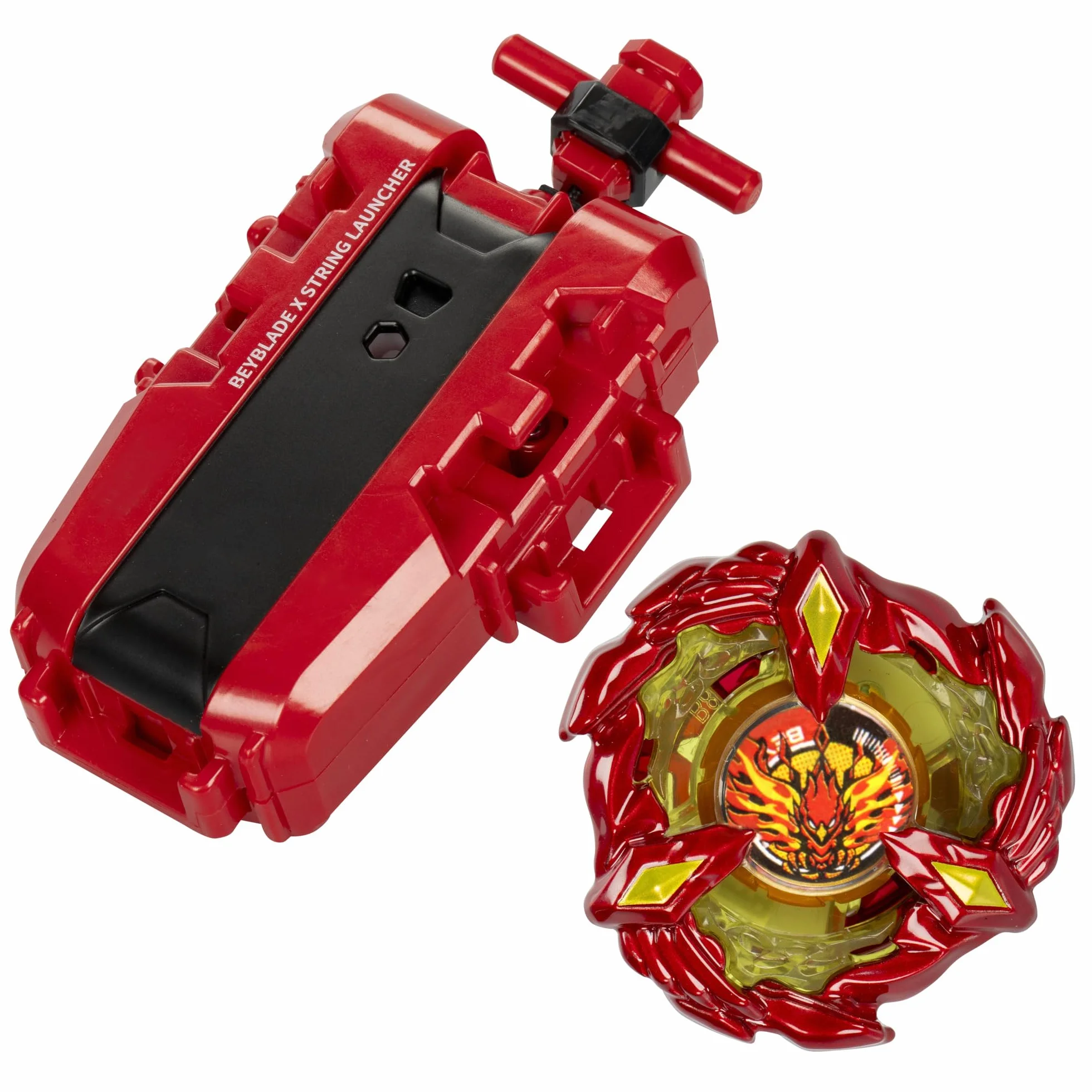 Beyblade X Set Premium Lanzador Cuerda Top Soar Phoenix 9-60GF Trompo Juguete Competición
