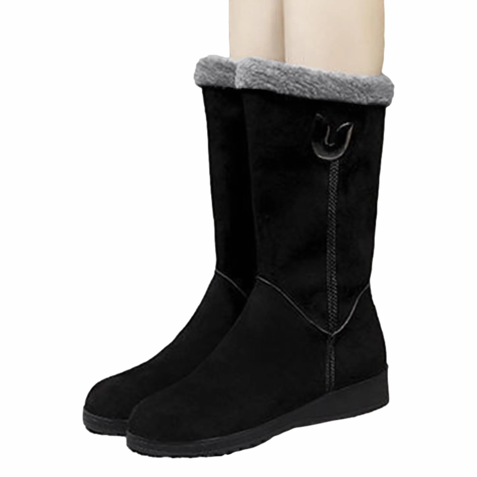 Generisch Botas de nieve impermeables cálidas aisladas antideslizantes para mujer invierno
