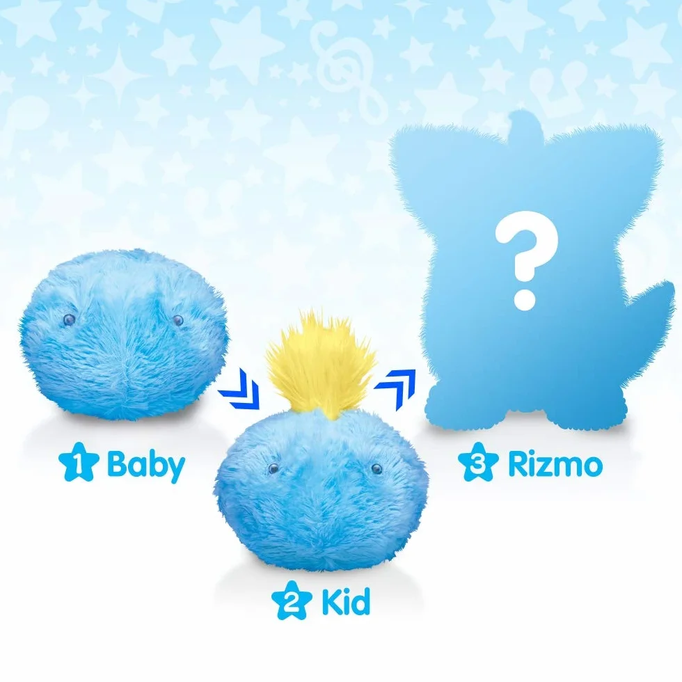 Giochi Preziosi Rizmo - Peluche interactivo, crece y aprende, siempre a la búsqueda de amor y música y baile , color/modelo surtido