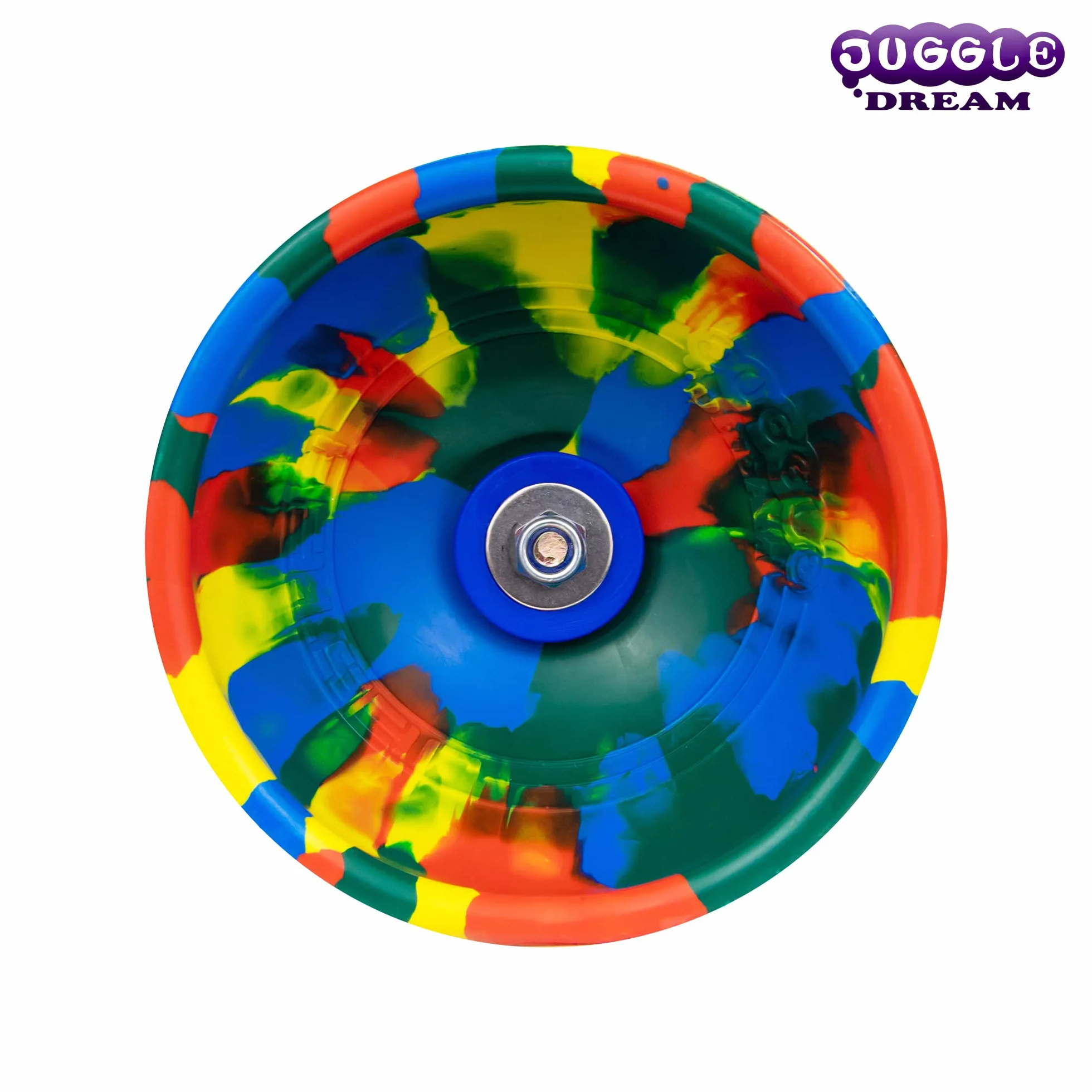 Juggle Dream Jester Diábolo Set para Malabares - Diábolo con Eje Fijo con Palos de Fibra y Vídeo de Aprendizaje en Línea (Multicolor)