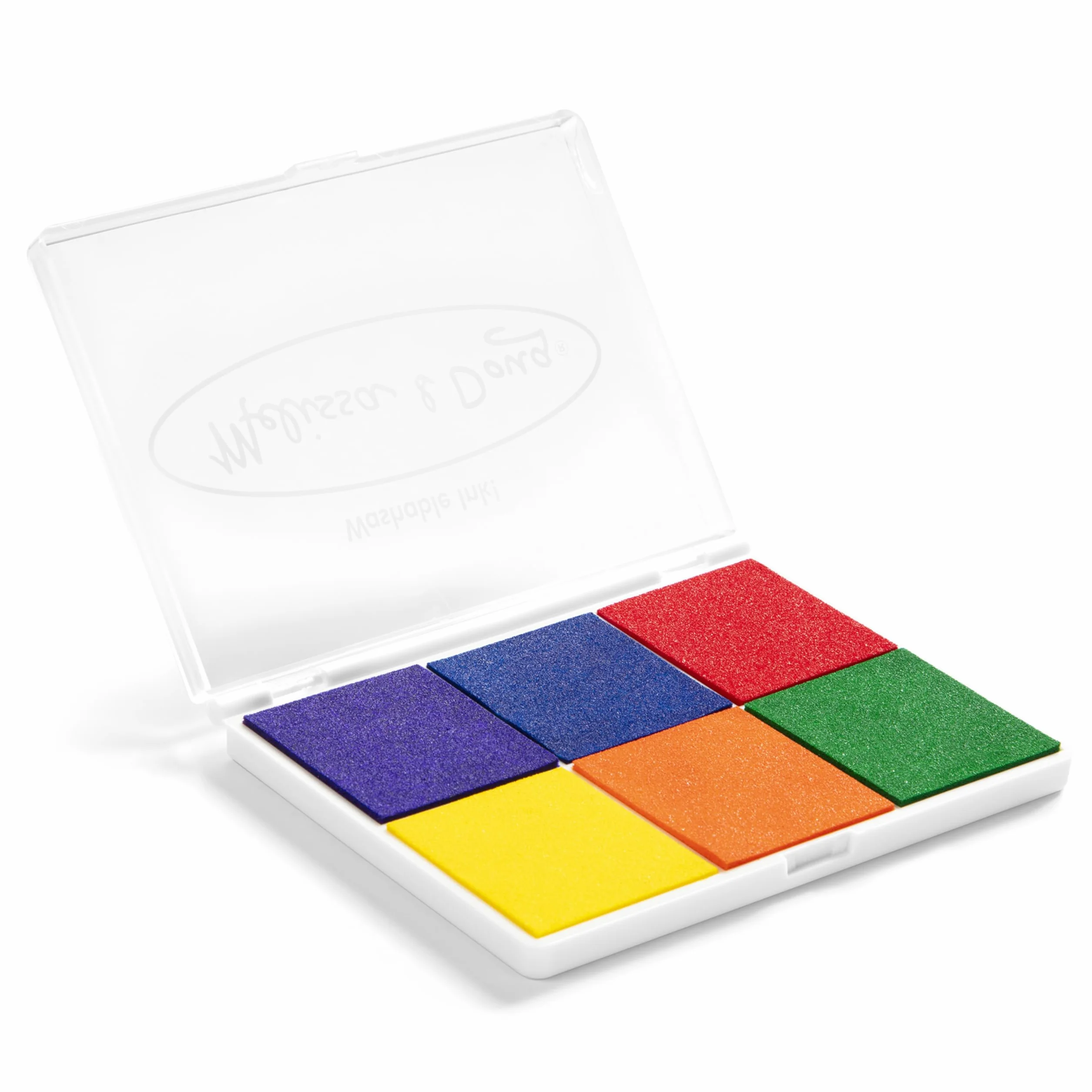 Melissa & Doug Almohadilla de tinta para estampar, Tinta lavable multicolor para sellos, Juguete creativo, Actividades creativas, Juego creativo para niños y niñas de 3 4 5 6 7 años