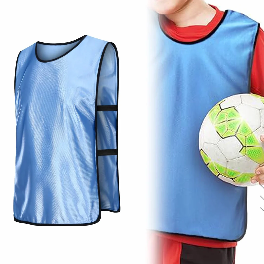 Chalecos Deportivos Para Niños Petos De Fútbol Entrenamiento Respirables