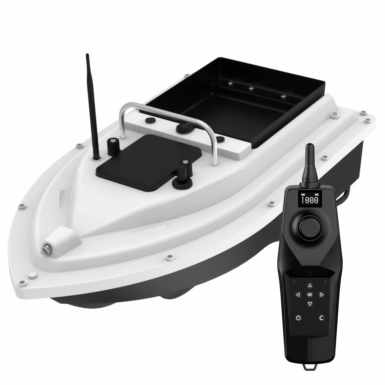Kavolet Barco de Cebo GPS 500M RC Cebo Barco de alimentación Pesca Cebo Barco de Entrega de Cebo inalámbrico Control Remoto Pesca Cebo Barco Pesca alimentador Barco 12000mAh batería de Gran Capacidad