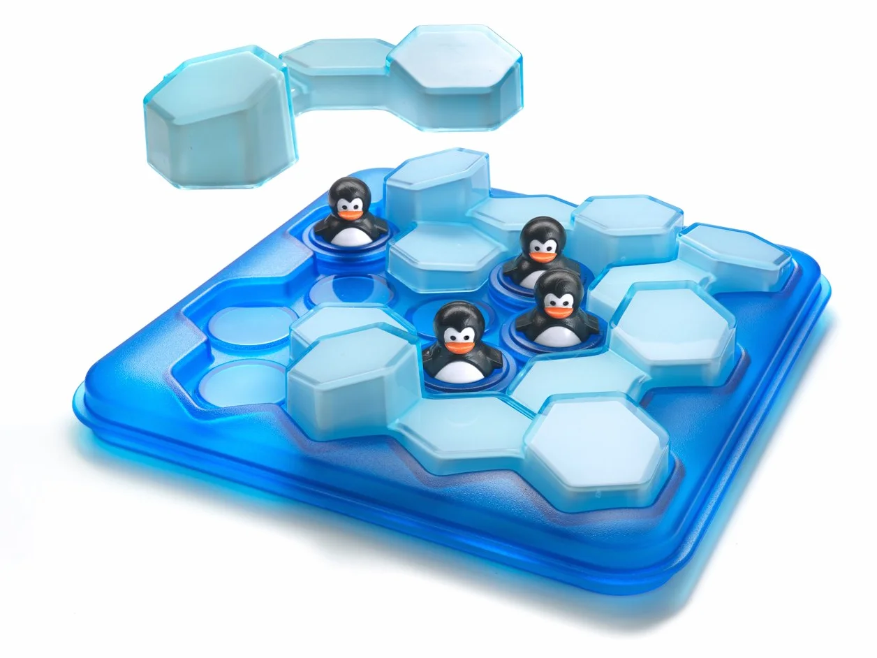 SmartGames - Penguins Pool Party | Juegos De Mesa para Niños | Juegos Educativos 6 Años O Más | Juego De Mesa Infantil | Rompecabezas Niños | Juegos Infantiles