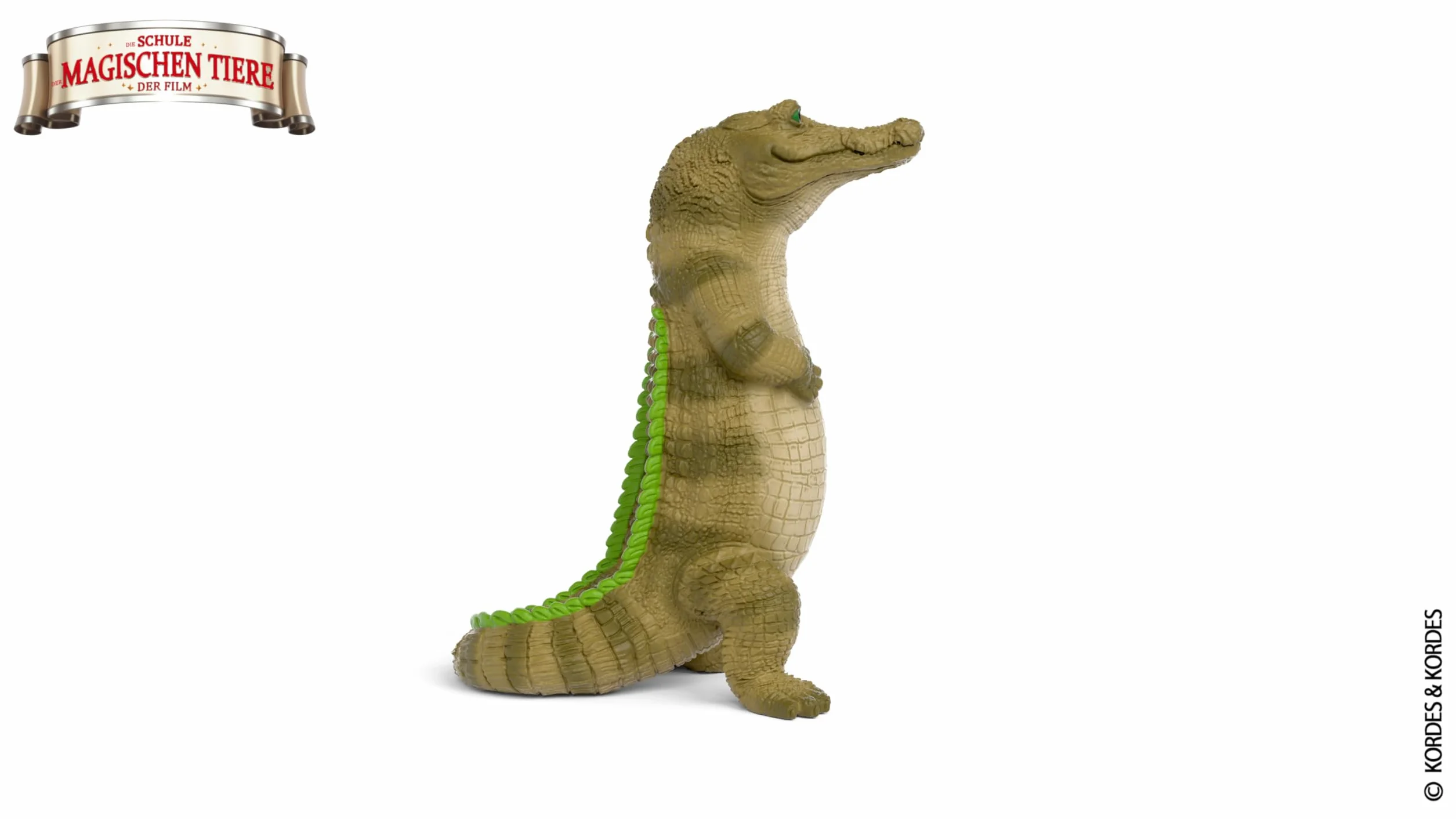 Schleich EL Colegio DE LOS Animales MÁGICOS | Rick 14913 | Figura de cocodrilo de la película | Figura de colección Fiel al Detalle | Regalo para niños y coleccionistas | Desde 3 años | 5 x 9 x 6 cm