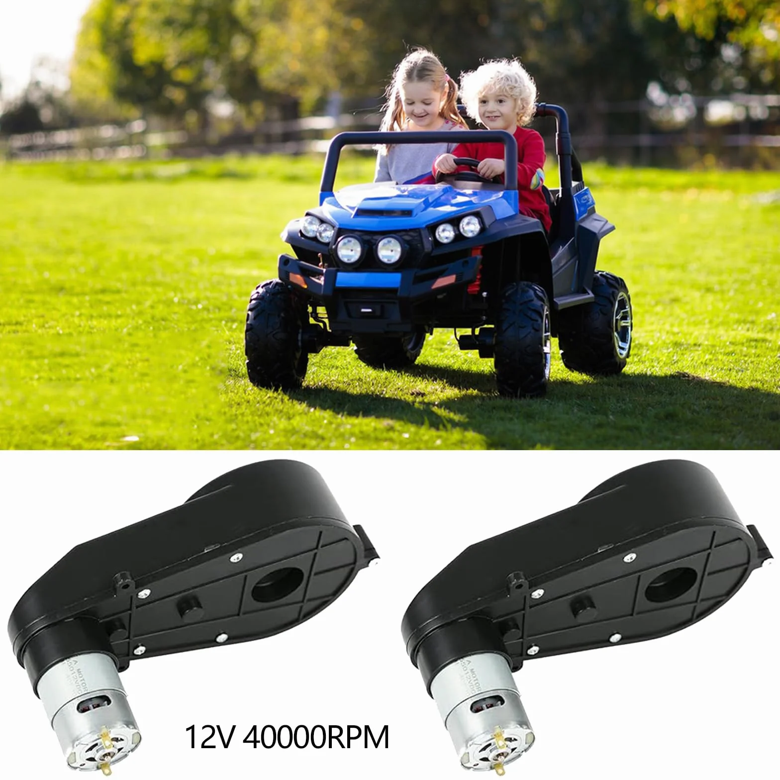 2x Motores Electricos, Motor Electrico 12V 18A 160W 40000RPM RS550 para Coche Infantil Motor Electrico Repuestos Coche Infantil