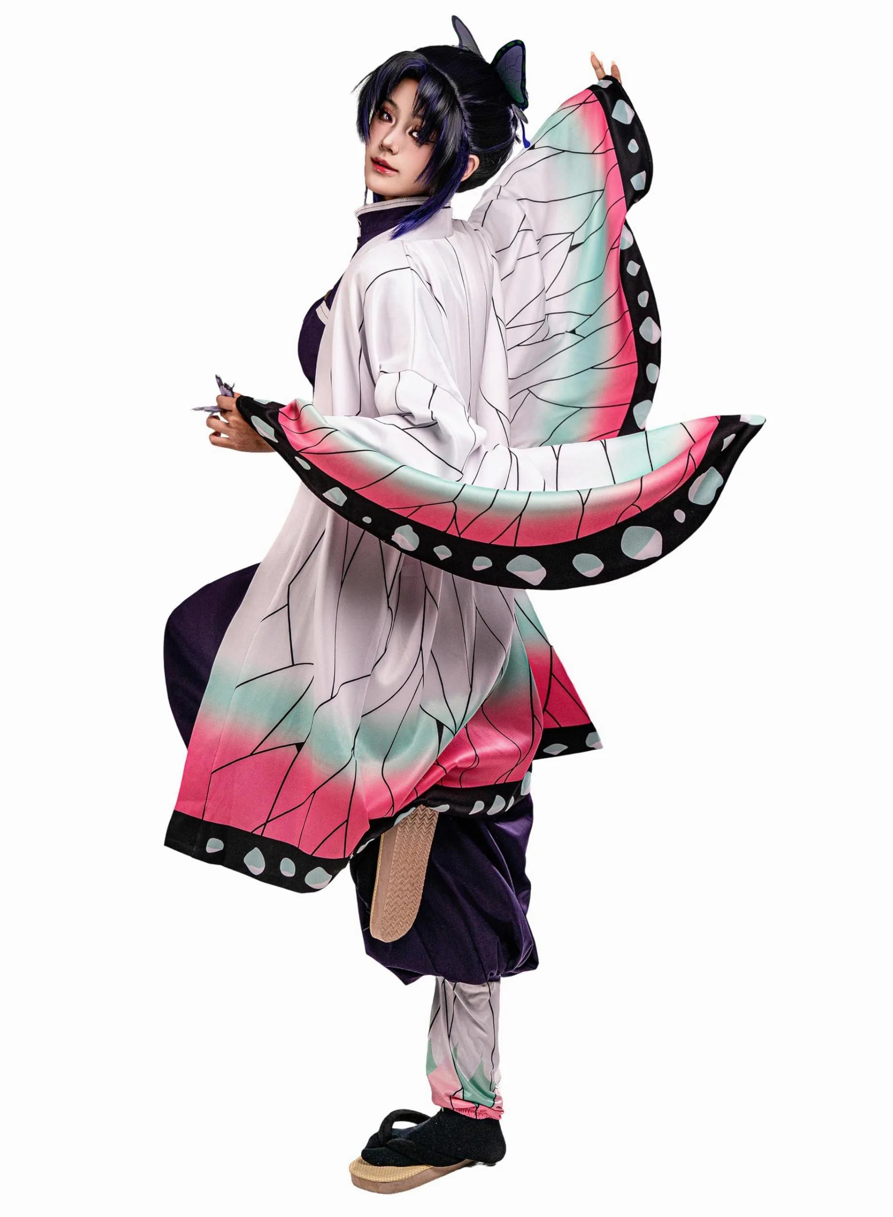 OSIAS Mujer Anime Kochou Shinobu Disfraz de Cosplay
