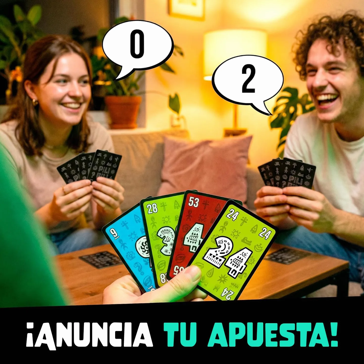 PILI PILI - Juego de Mesa Rápido y Estratégico | para Familia y Amigos - 2 a 8 Jugadores - Ganador del Gran Premio del Juguete 2025 - Regalo Original