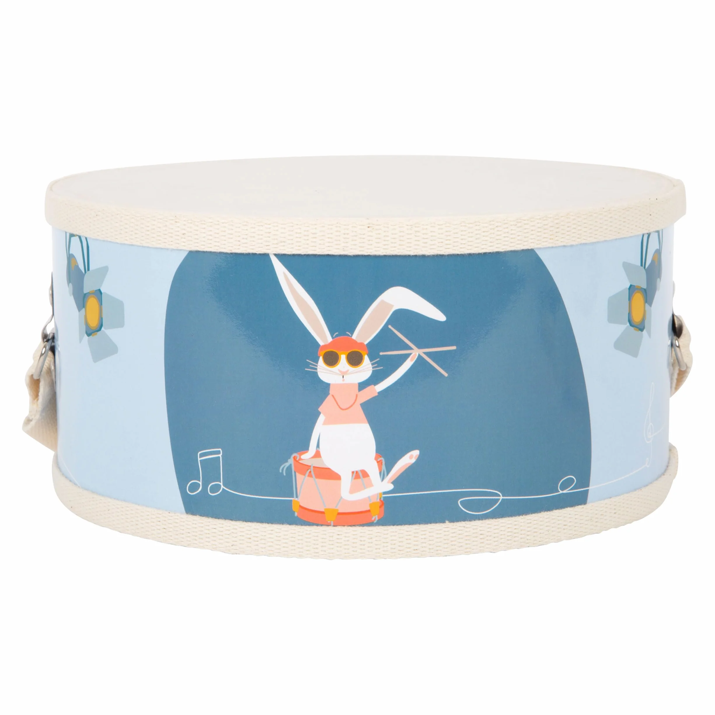 Small Foot Tambor Groovy Beats, instru. Infantil, a Partir de 3 años, de Madera, edu. Musical temprana, 12250