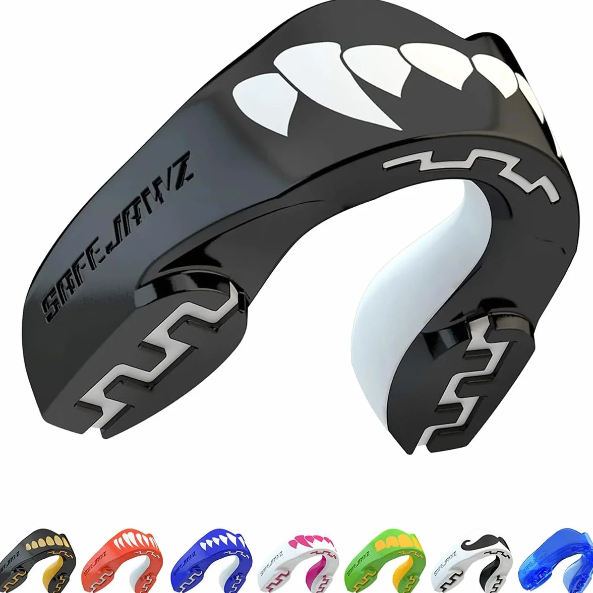 SAFEJAWZ Protector bucal para deportes de contacto adultos y niños