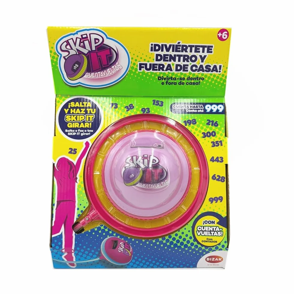 Bizak Aire Libre Skip It Fusion Cuentavueltas Juguete para Saltar Ejercicio Infantil Juego clásico para niños