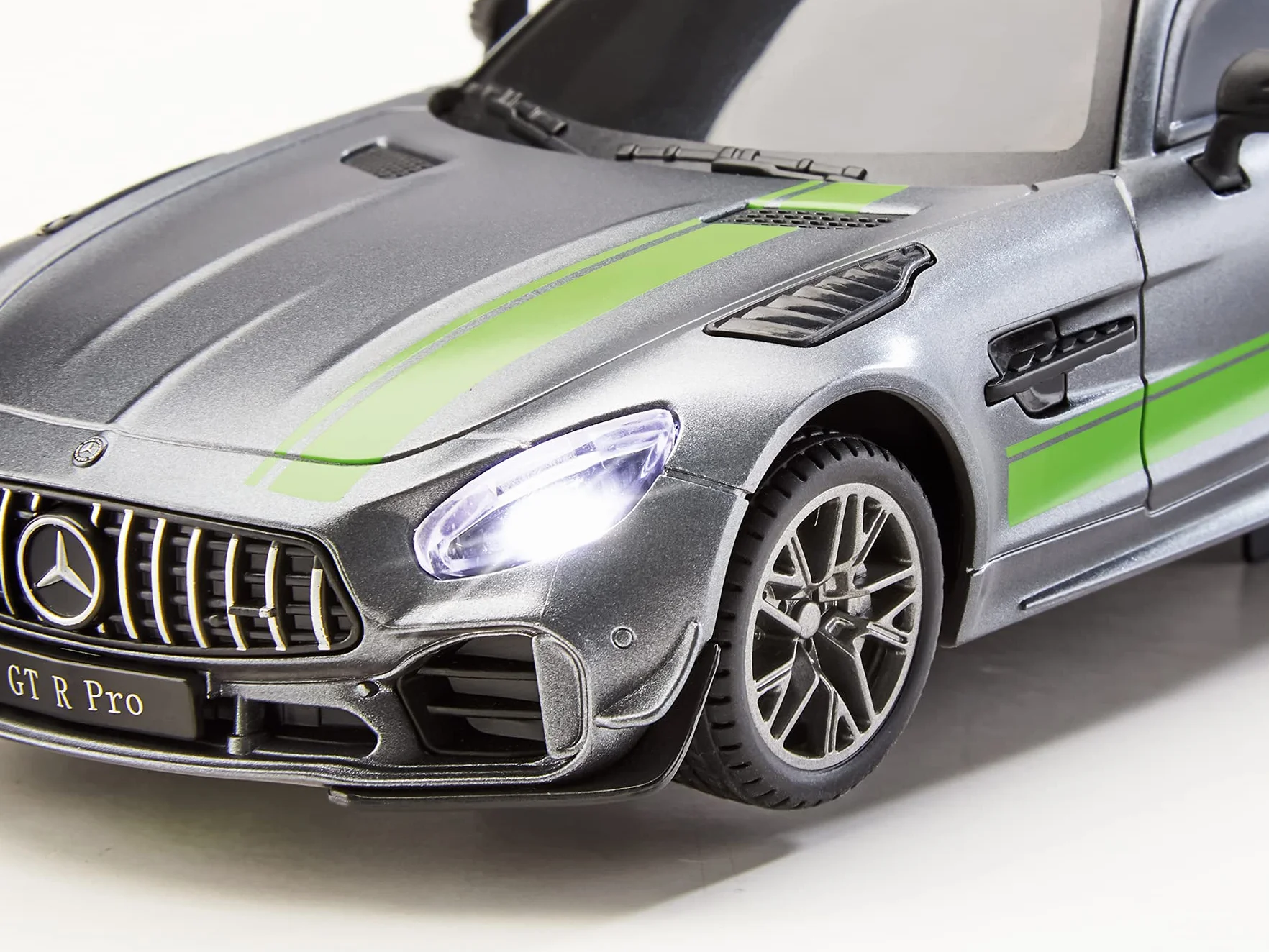 Revell- RC Scale Car Mercedes Benz AMG GTR Coche teledirigido, Color Gris (24659)
