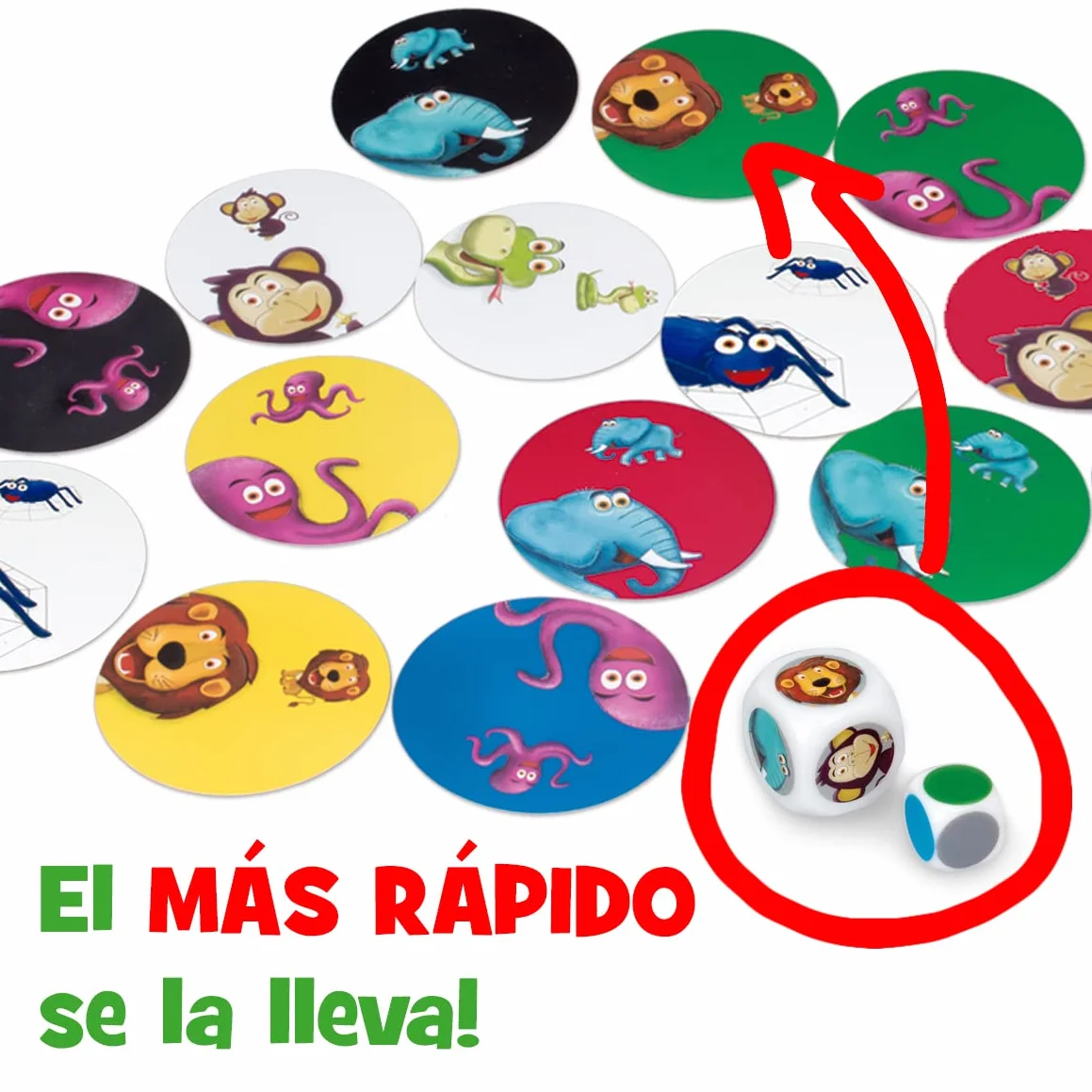 Grabolo Jr Juego De Mesa 4 Años Educativo Niños 3 A 5 Jugadores Regalo 10 Min
