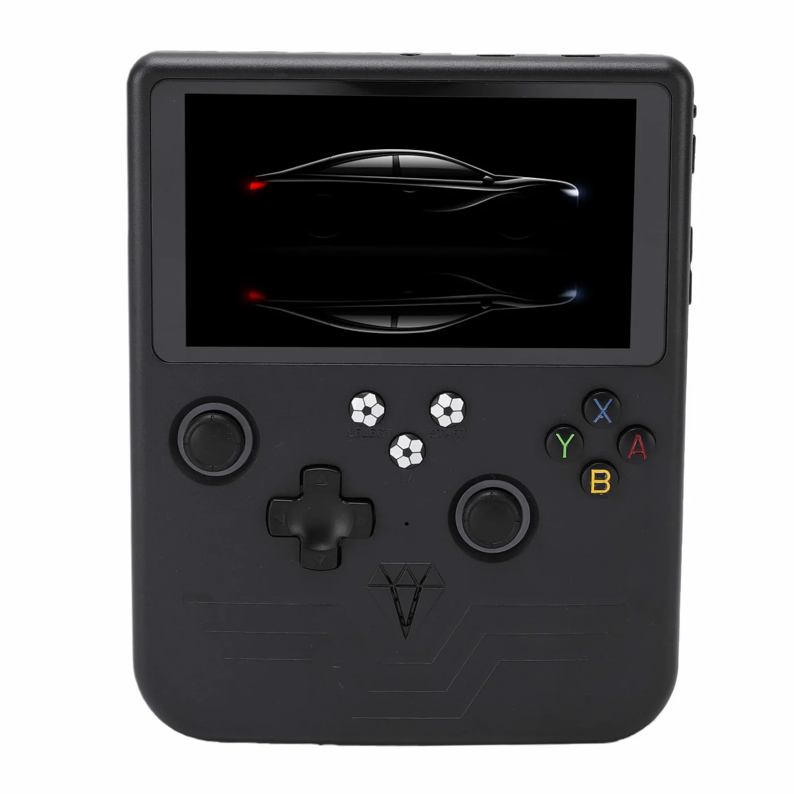 Generic Consola de Juegos Portátil con Joystick Dual y Pantalla HD de 6 Pulgadas Portátil para Entusiastas de los Juegos Retro (Black)