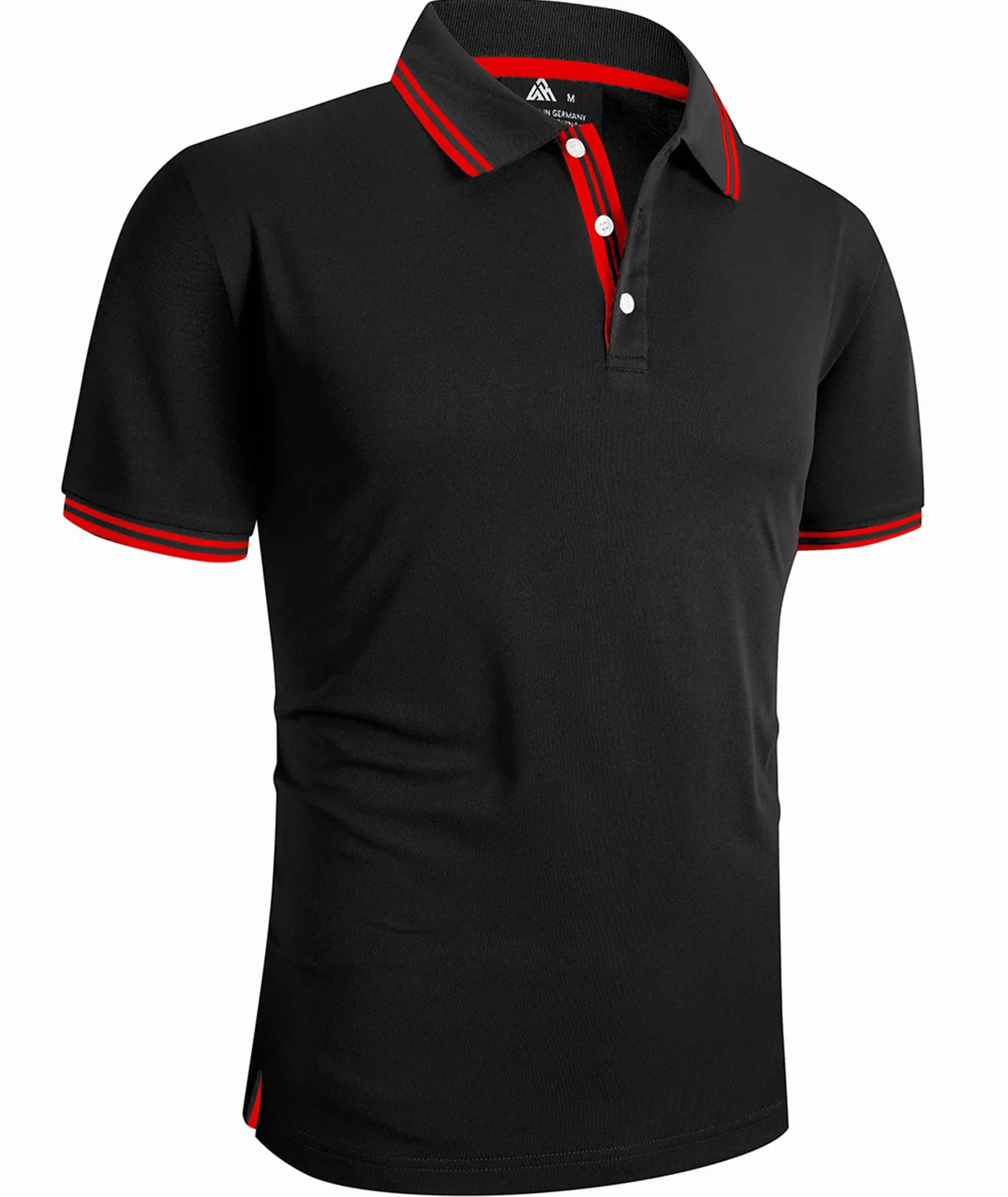 Geeksport Polos Hombre Manga Corta Tenis Regular Fit Camiseta Deporte Secado Rápido Transpirable Polo Verano Golf