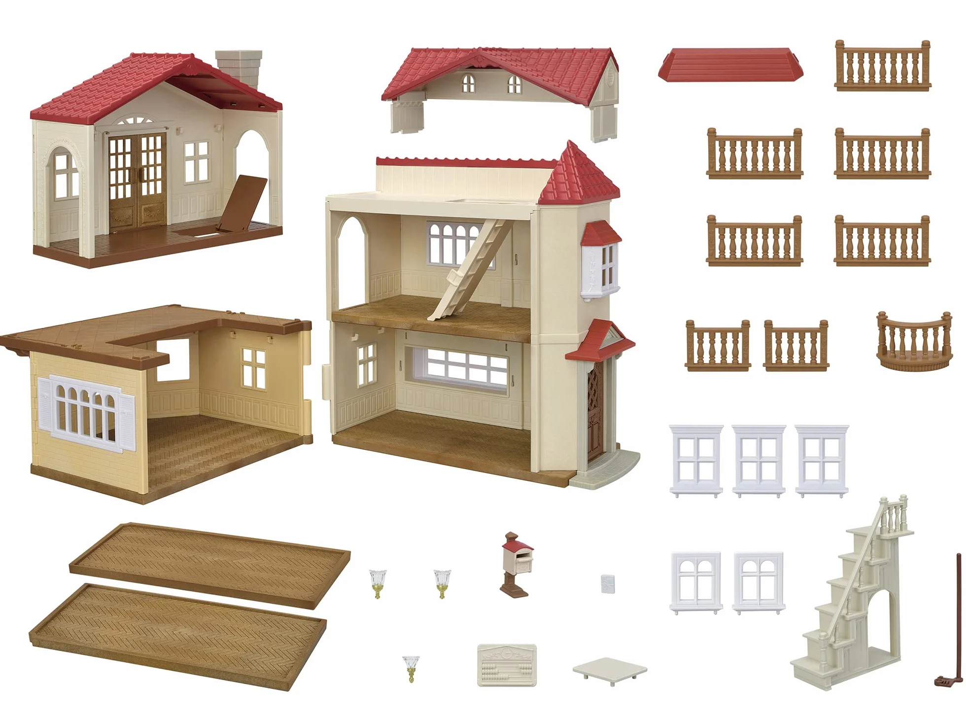 Sylvanian Families 5716 Casa con Luces - el ático secreto- Casa de Muñecas
